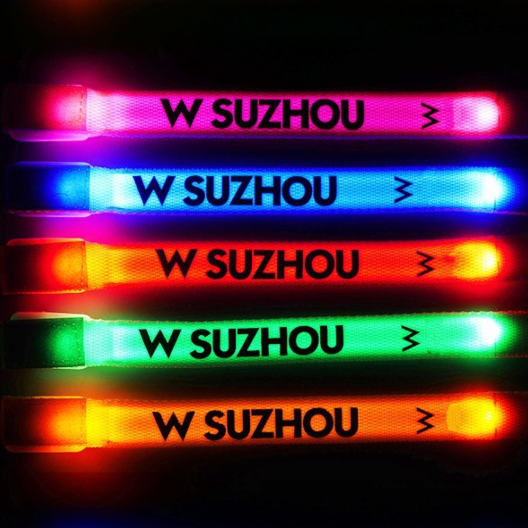 Nylon Webbing Led Light Bracelet 3