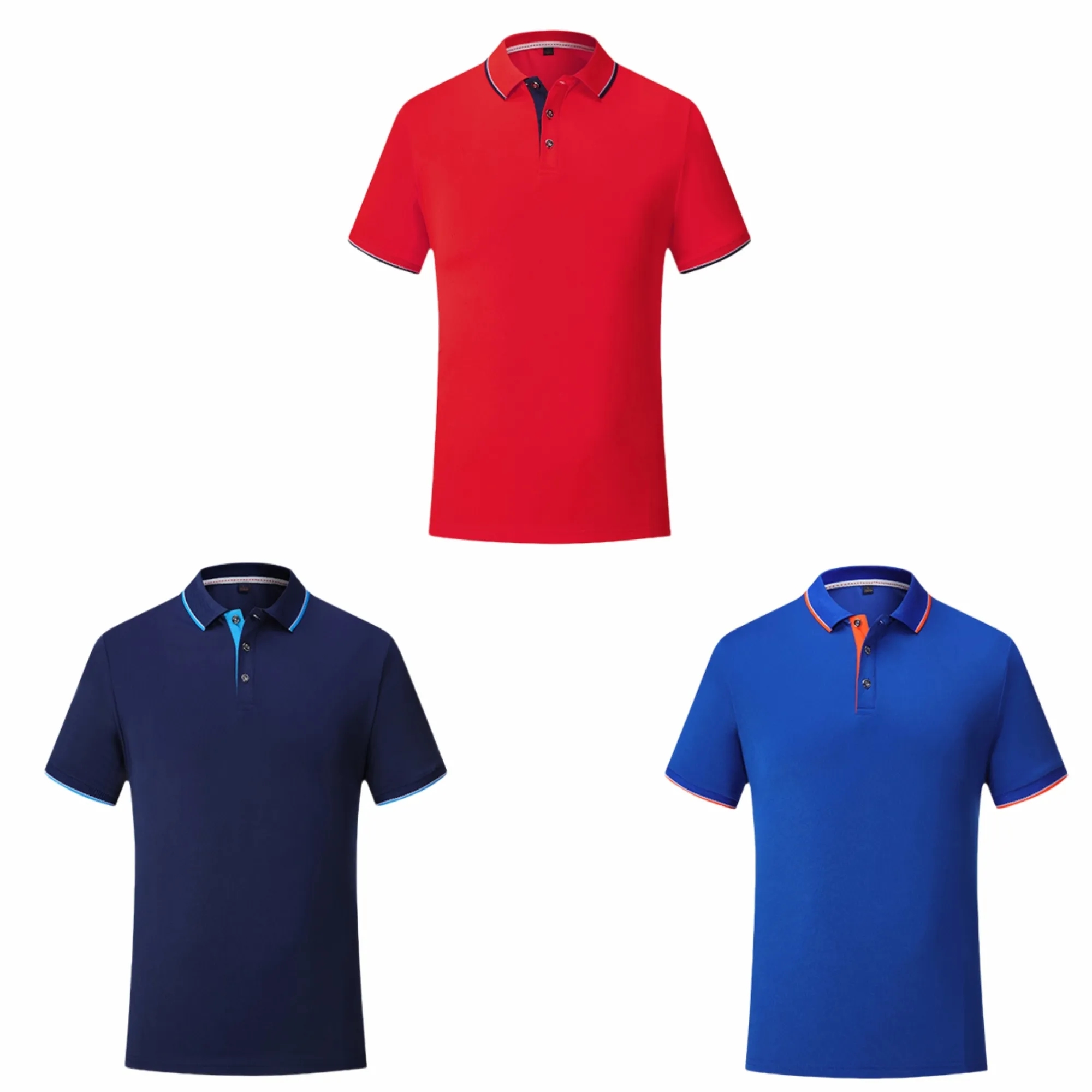Customizable Summer Team Uniform Quick-Dry Polo Shirt 3