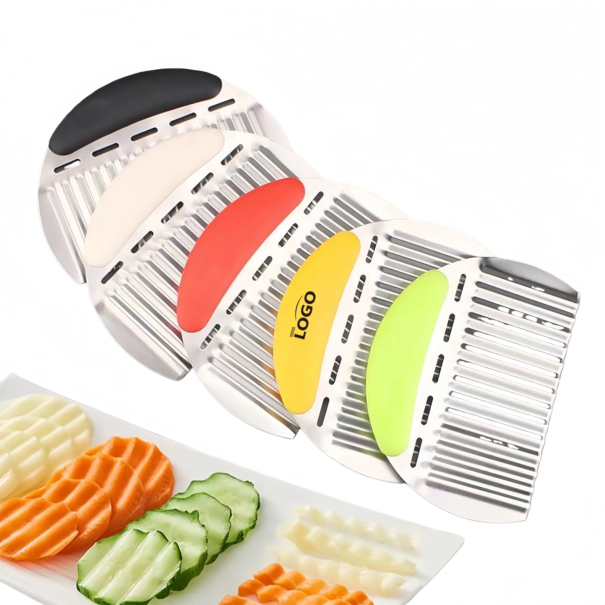 Stainless Steel Potato Cutter, Wavy Slicer