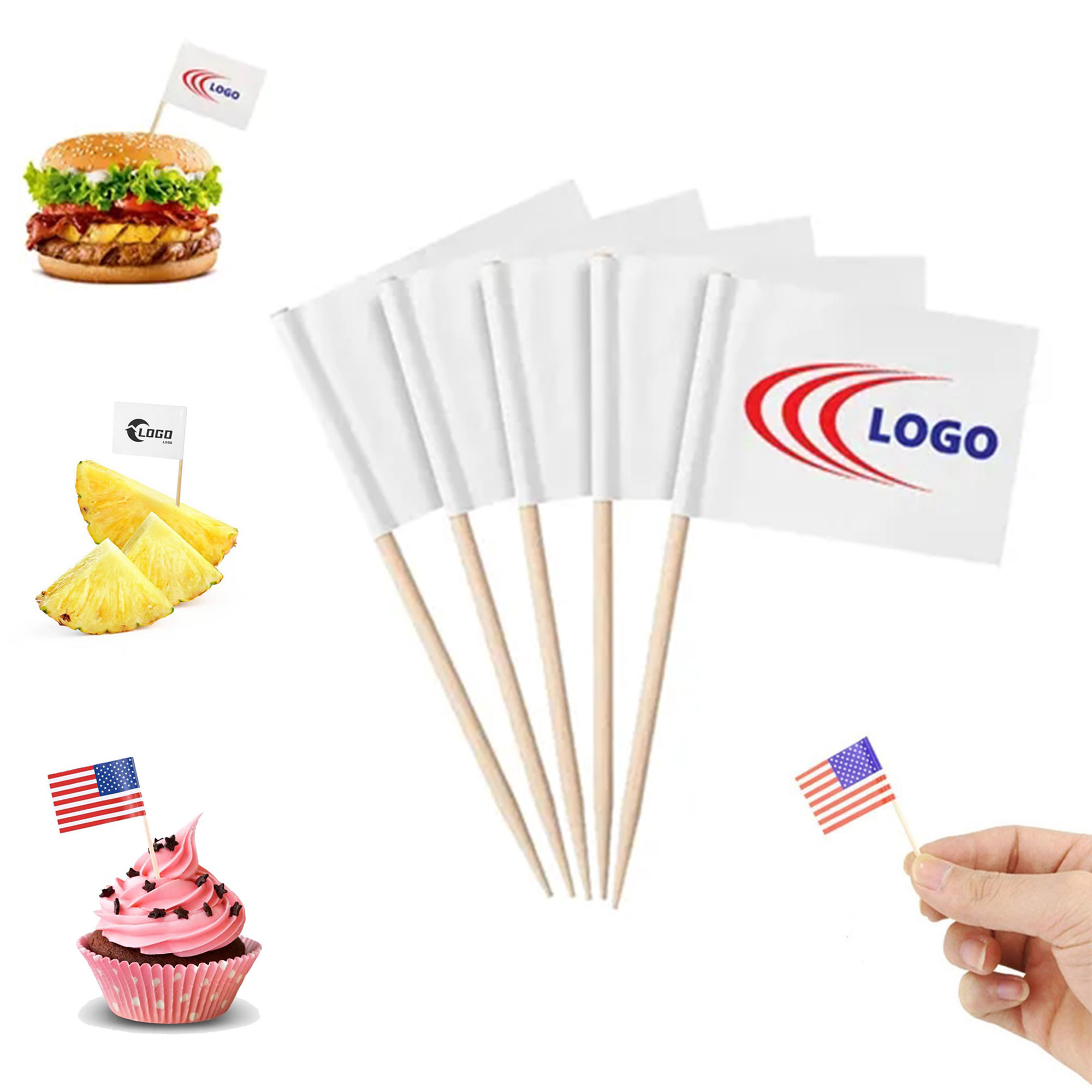 Custom Full Color Toothpick Flag 5