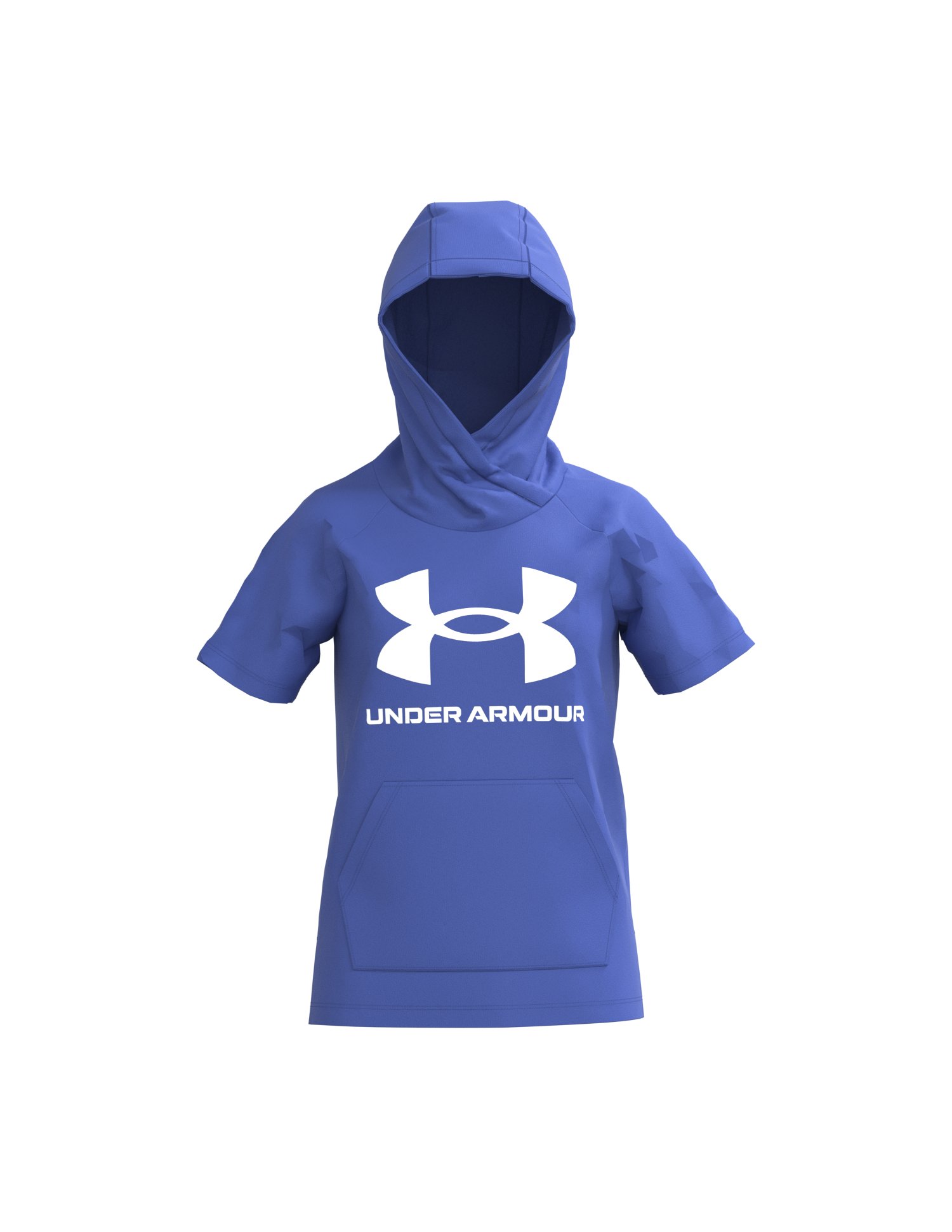 Girls' UA Rival Fleece Short Sleeve Hoodie  4
