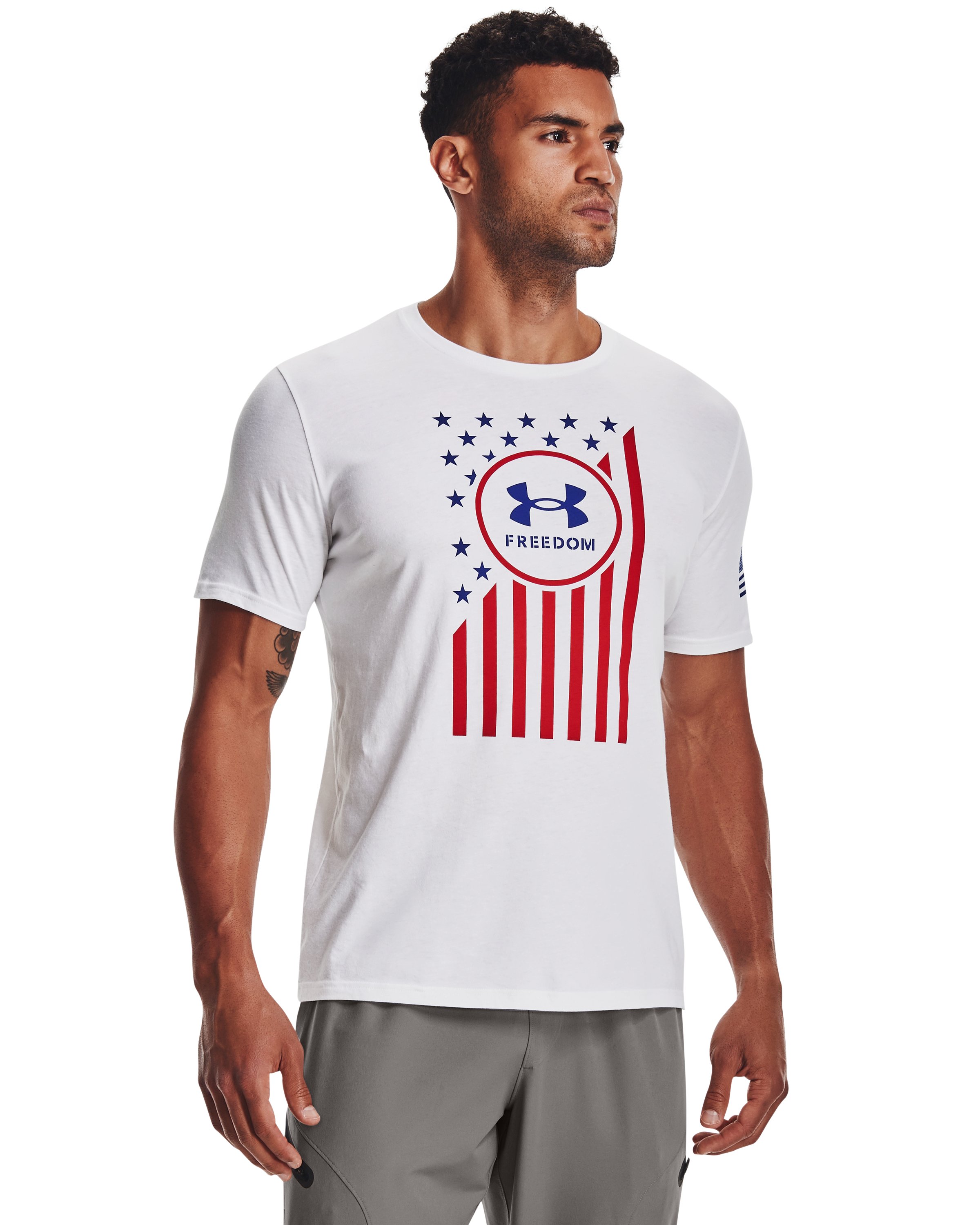 Men's UA Freedom Chest Flag T-Shirt 2