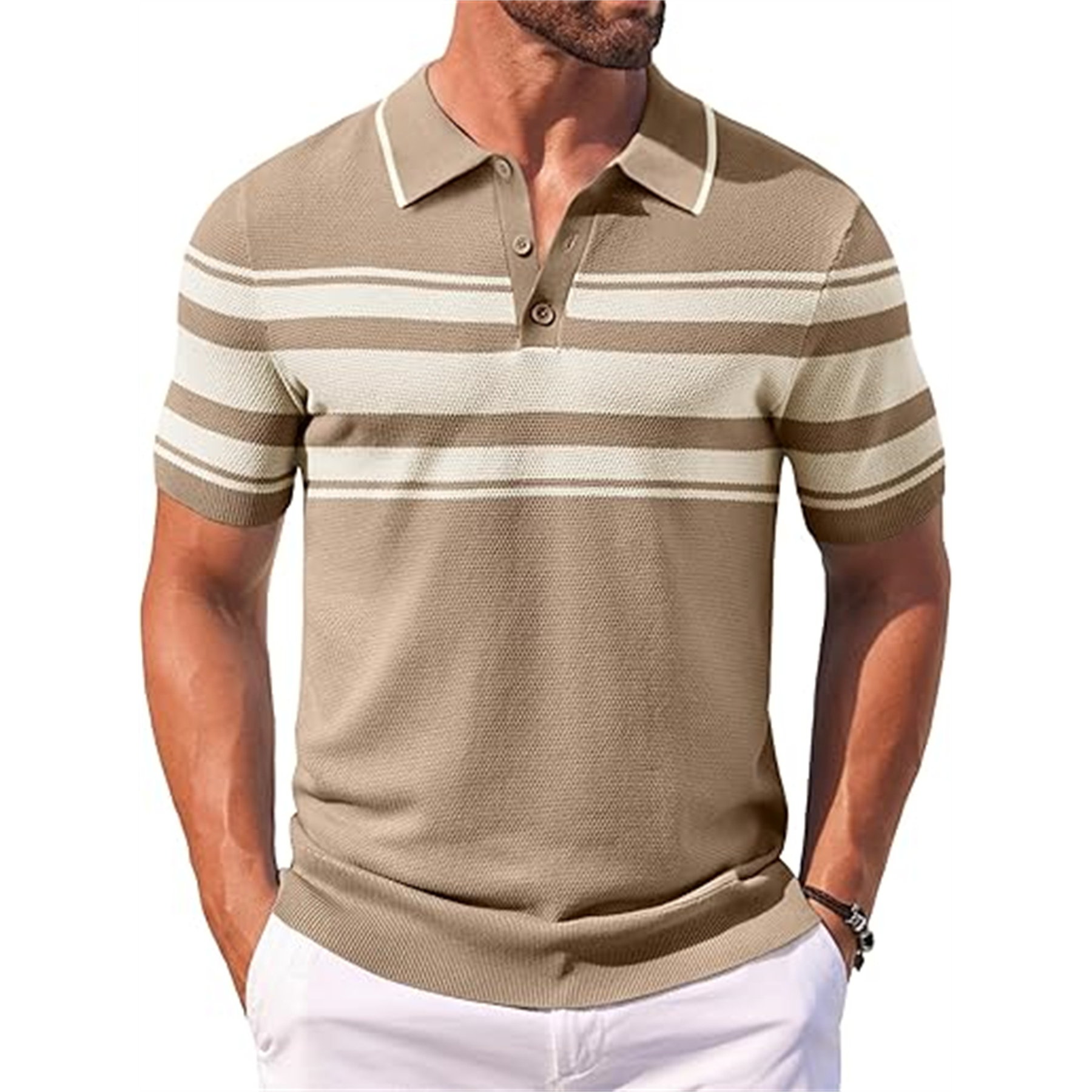 Men's Knit Golf Polo Shirt 2