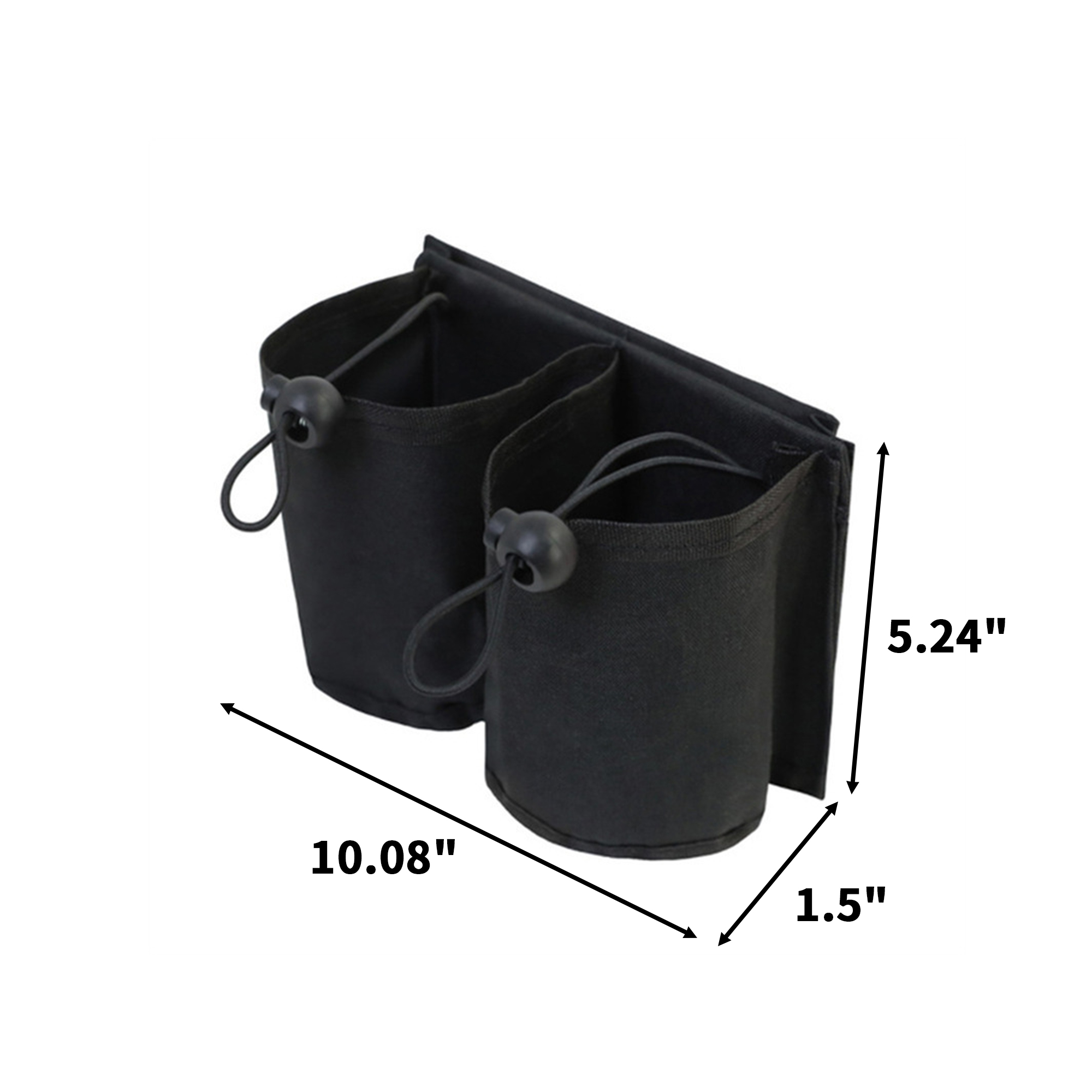 Luggage Travel Cup Holder 10.08 x 5.24 x 1.5" 6