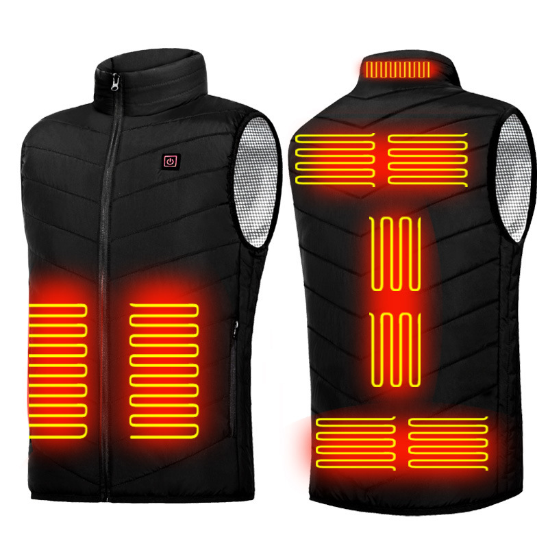 9 Areas Heated Vest w/ One Button Control 2