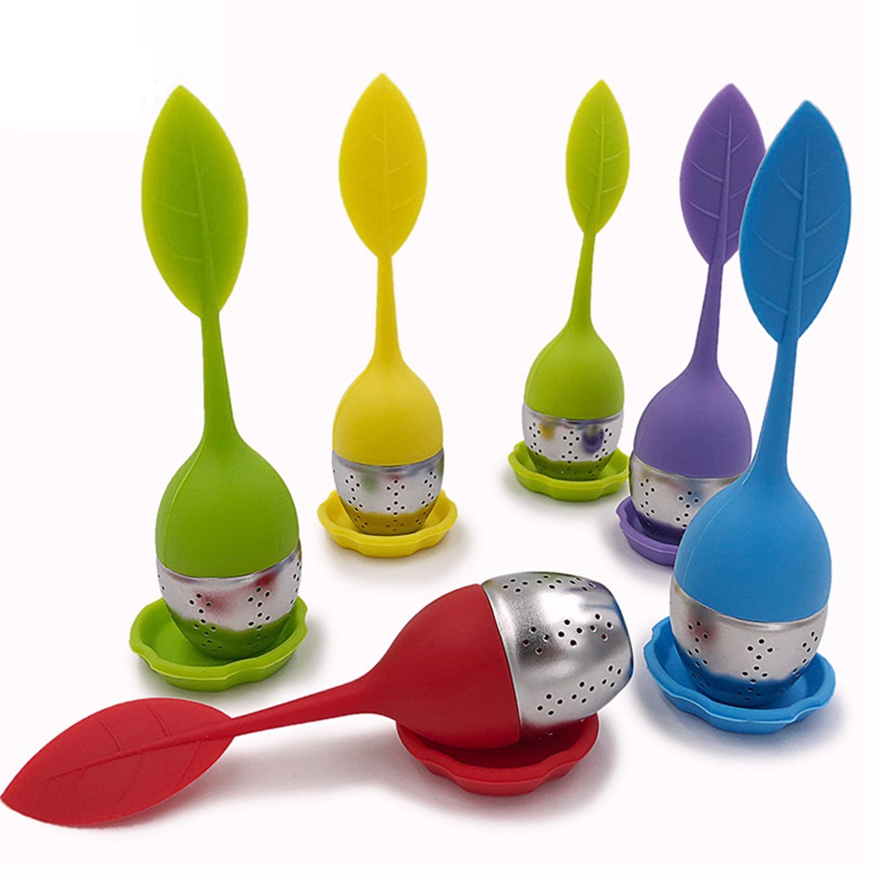 Leaf shape silicone Tea infuser 21