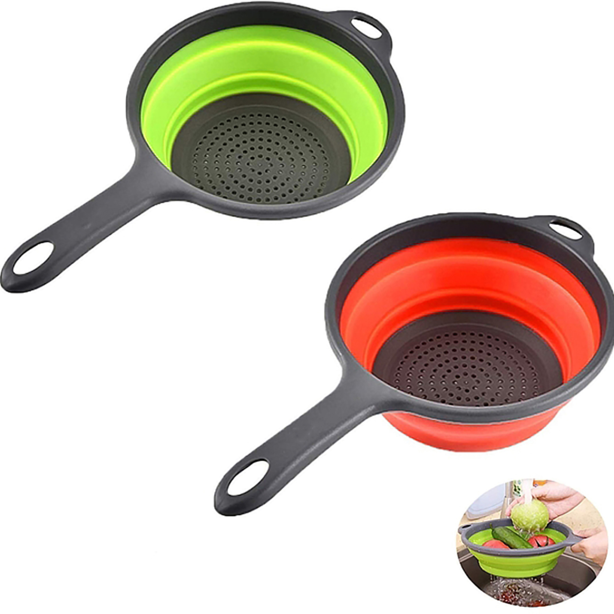 Collapsible Siicone Colander 3