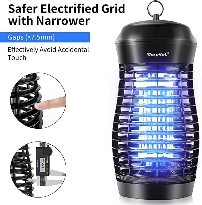 Solar Bug Zapper LED Light Insect Mosquito Killer Lamp 16
