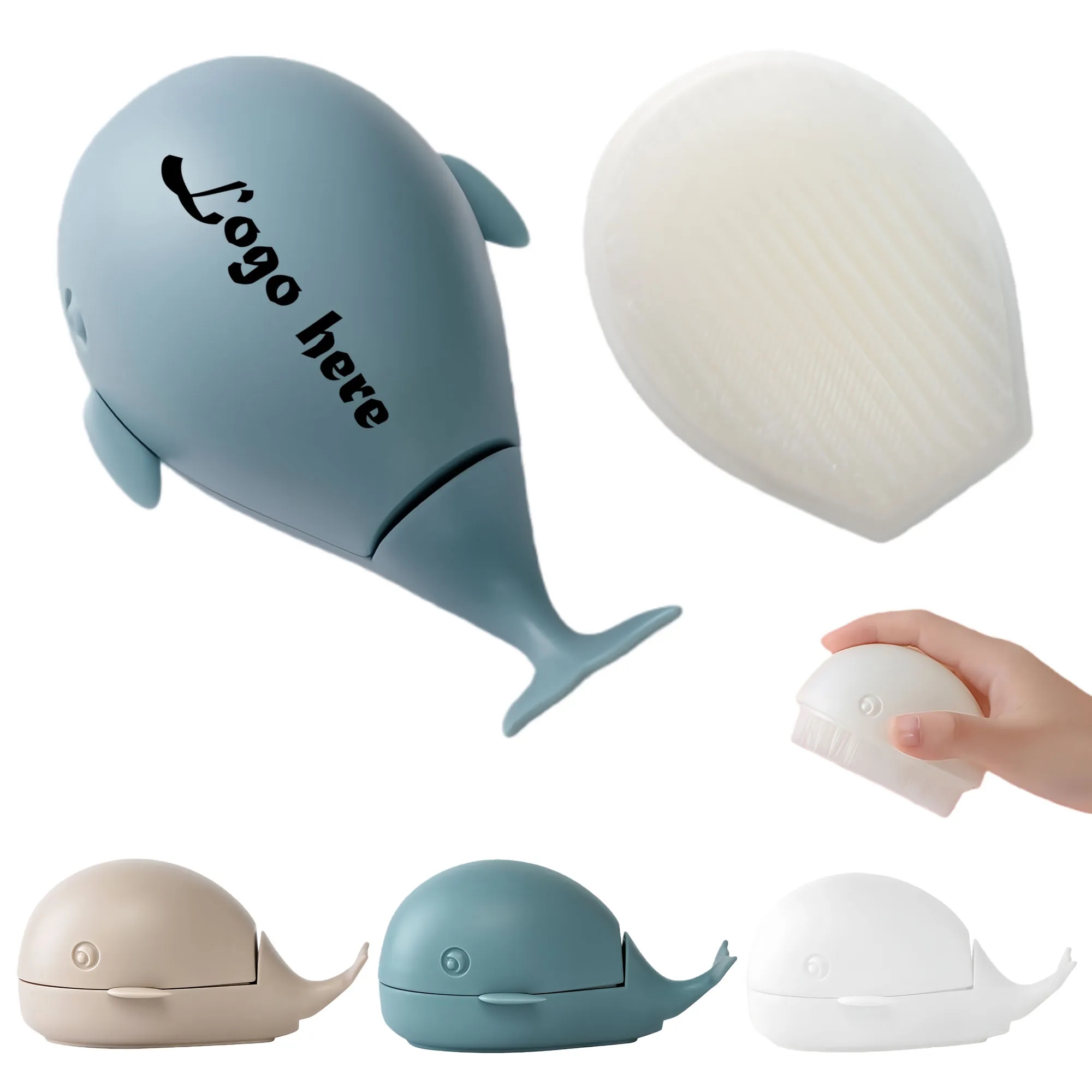Adorable Whale Shaped Cleaning Brush For Home Use