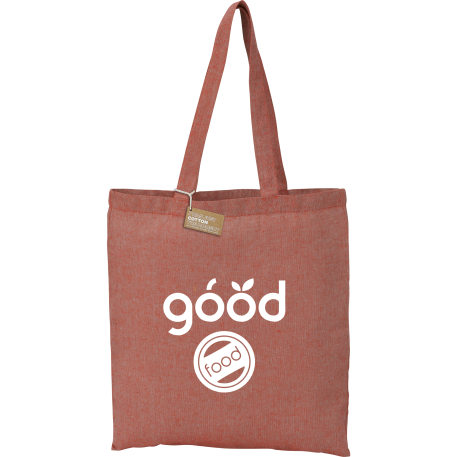 Recycled 5oz Cotton Twill Tote, custom tote bag with logo imprint 80