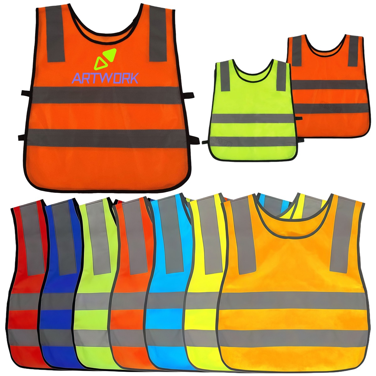 Kid Night Reflective Running Vest 7