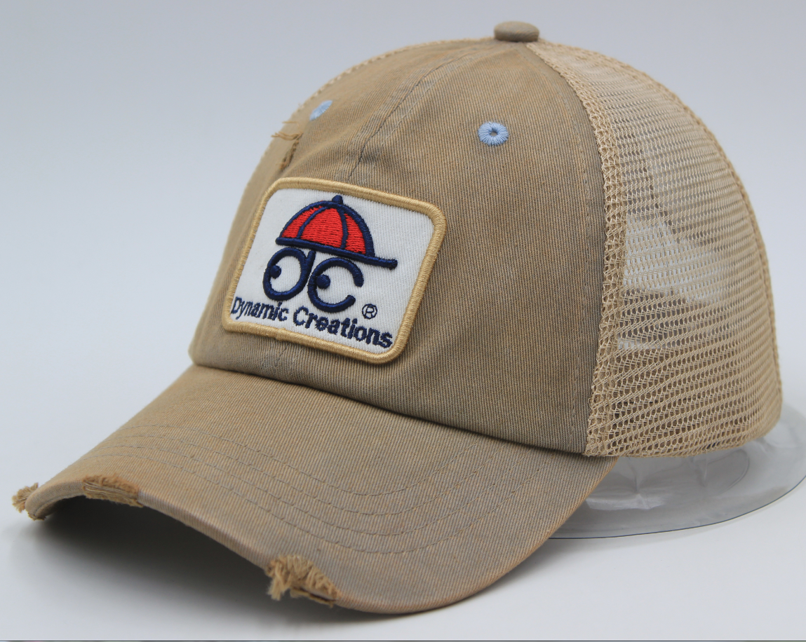 Trucker ca6 Panel Washed Pigment Dyed Soft Mesh Back