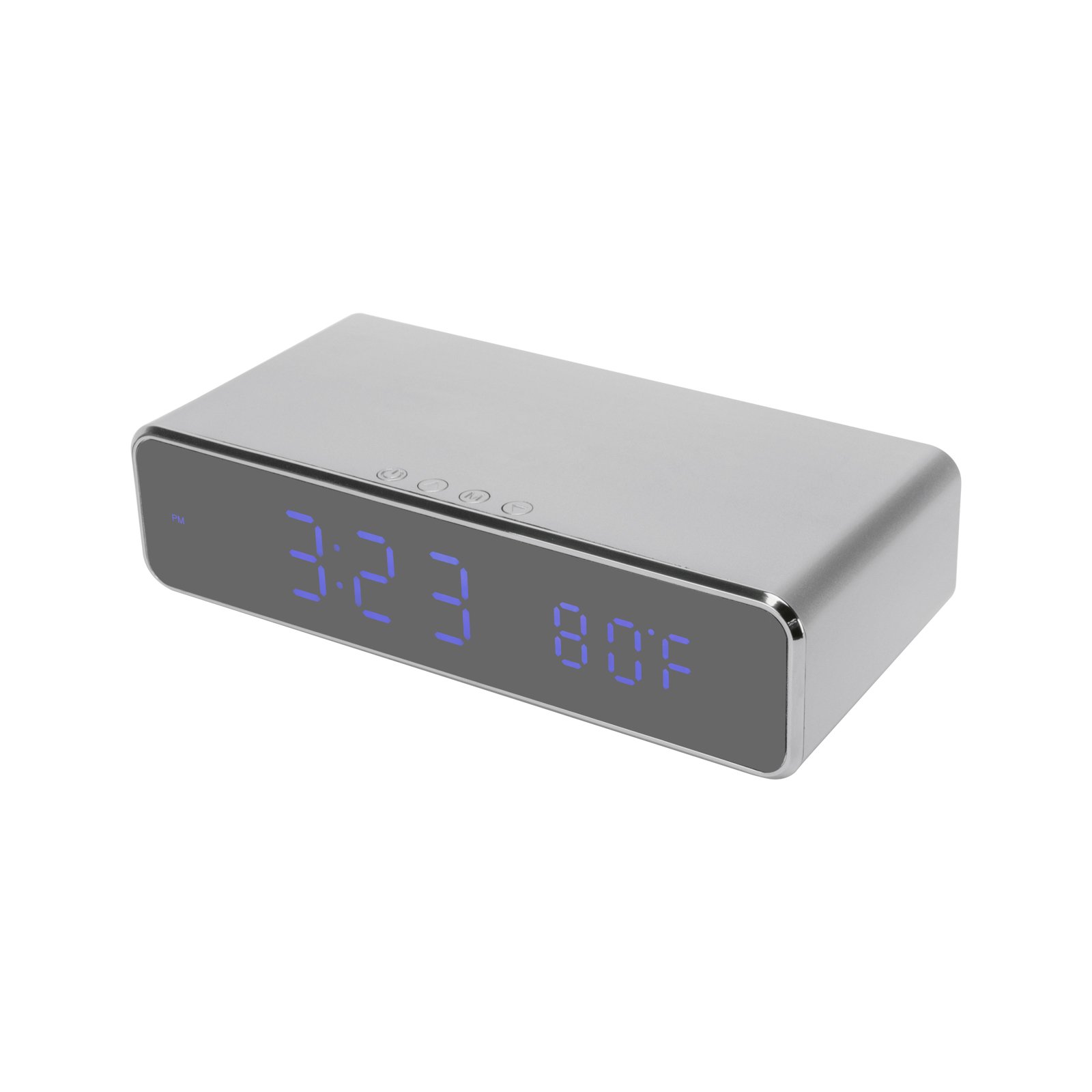 Qi Charging Alarm Clock with Thermostat 3