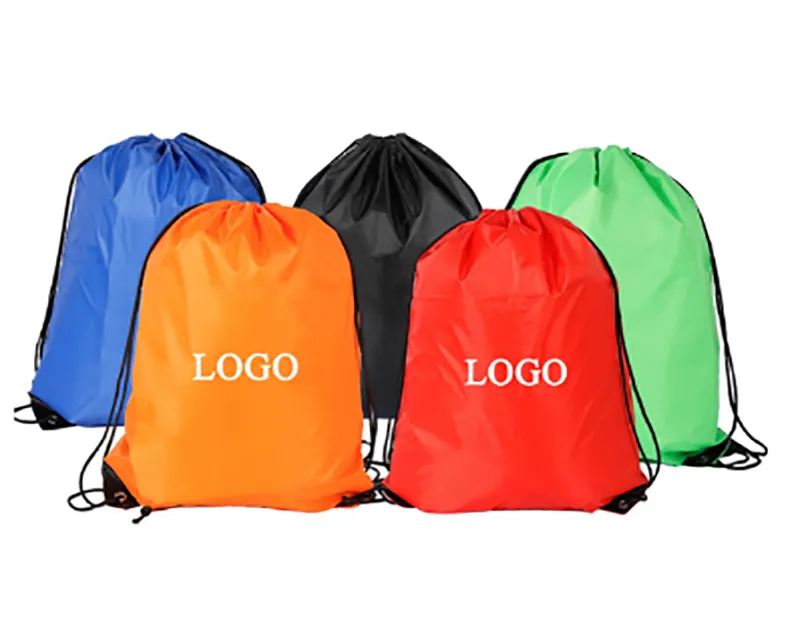 Polyester Drawstring Backpack Bag 2