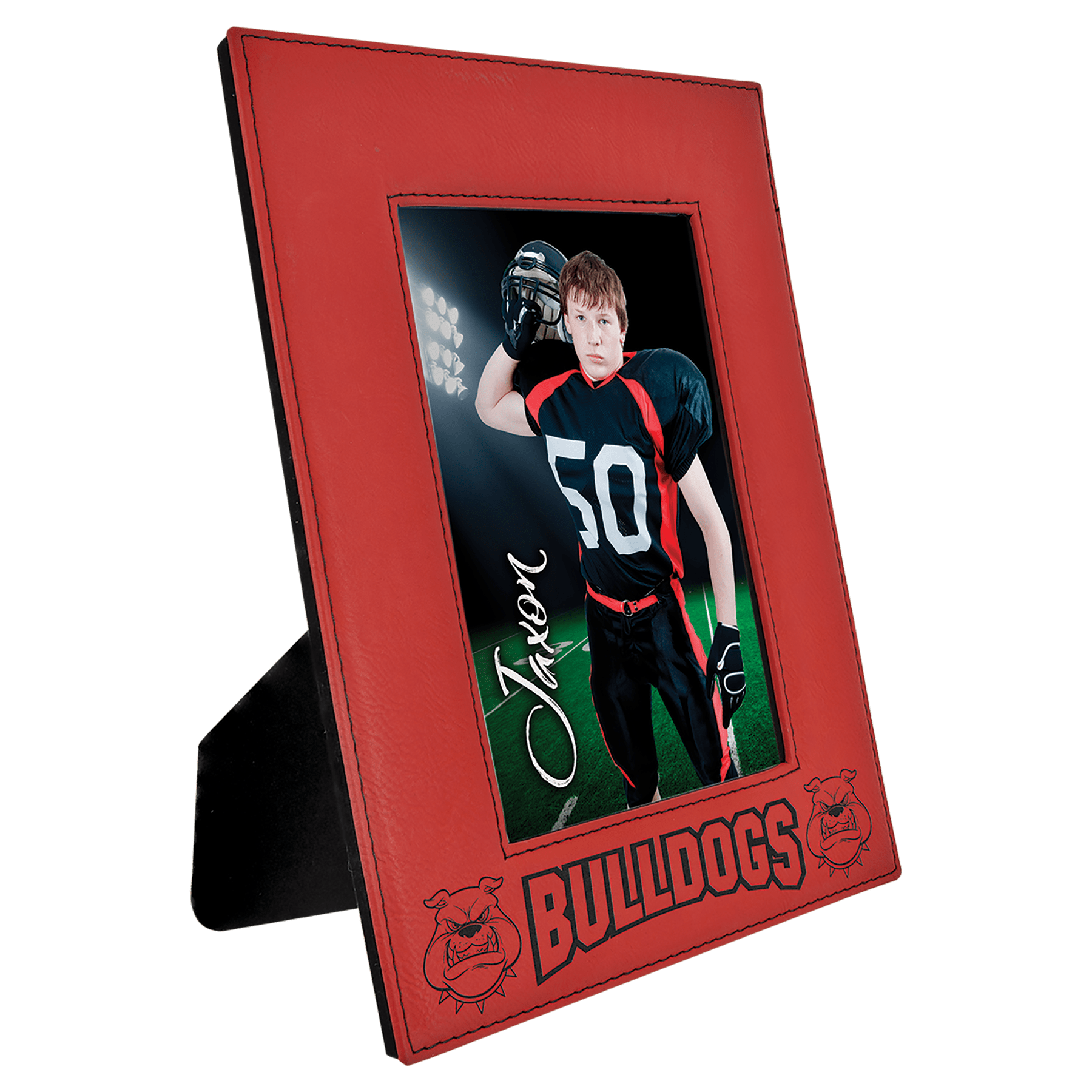 5" x 7" Red Leatherette Photo Frame 1