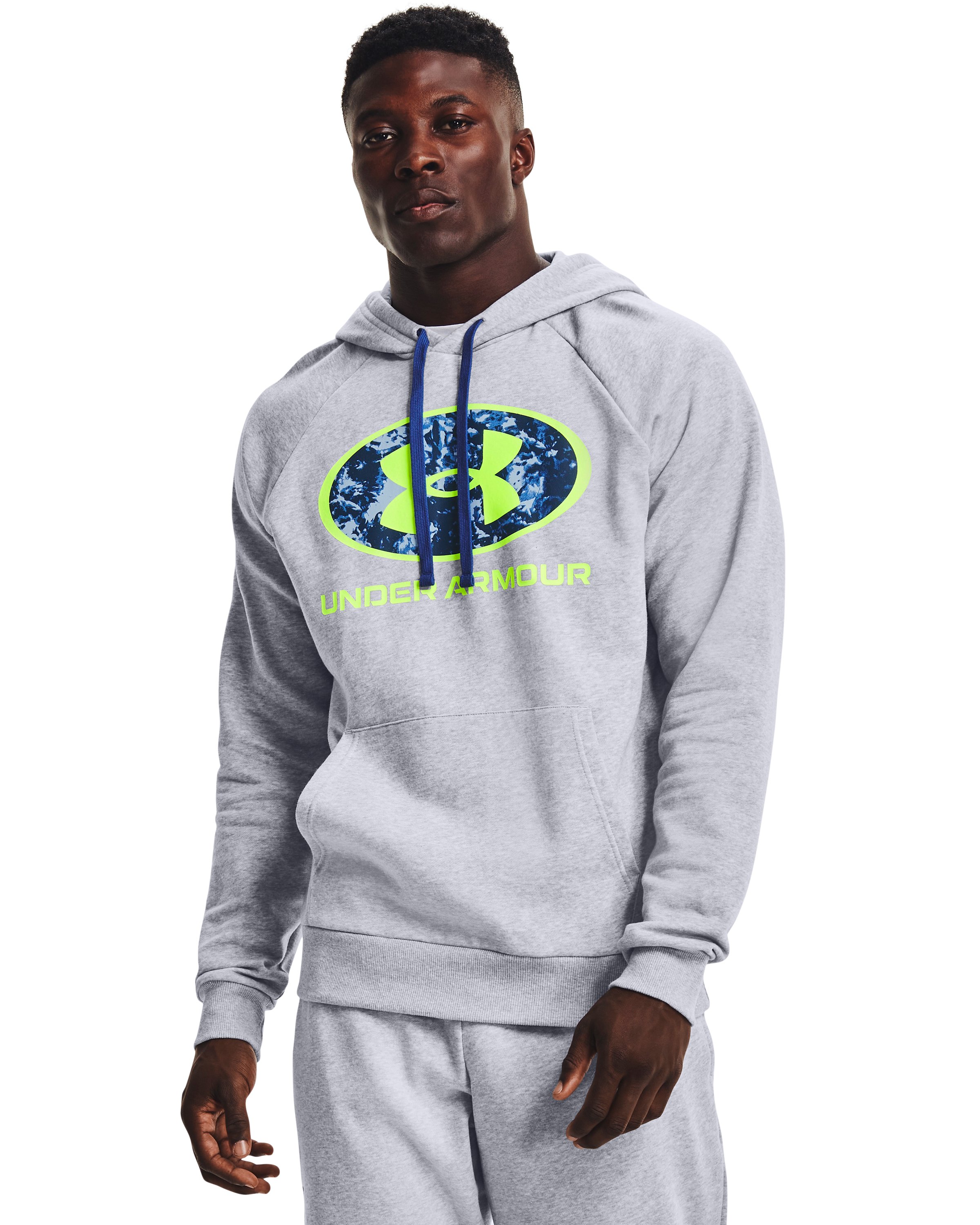 Men's UA Rival Fleece Cloud Fill Hoodie, custom hoodie or sweatshirt with logo imprint 5