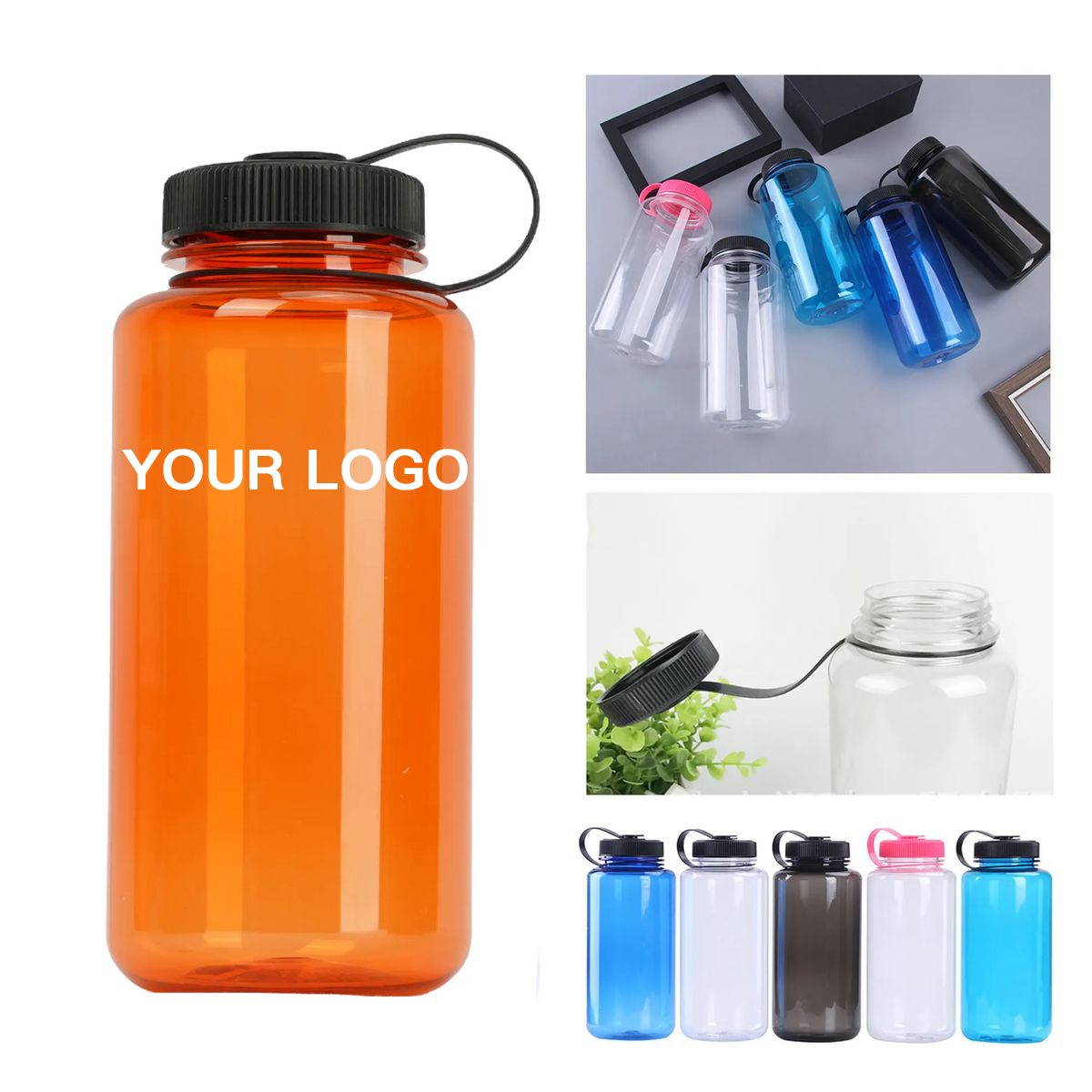 Lightweight 32oz Sports Bottle with Secure Cap 2