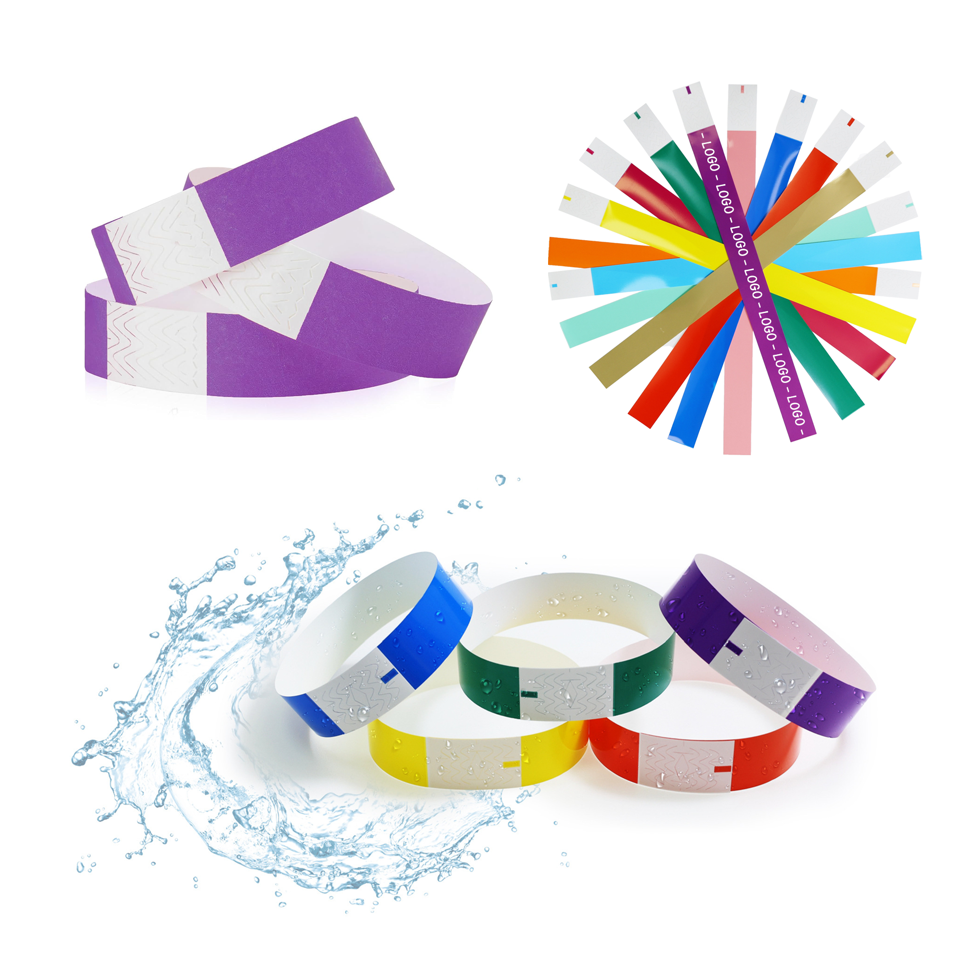 Premium DuPont Wristbands for Events Festivals 1