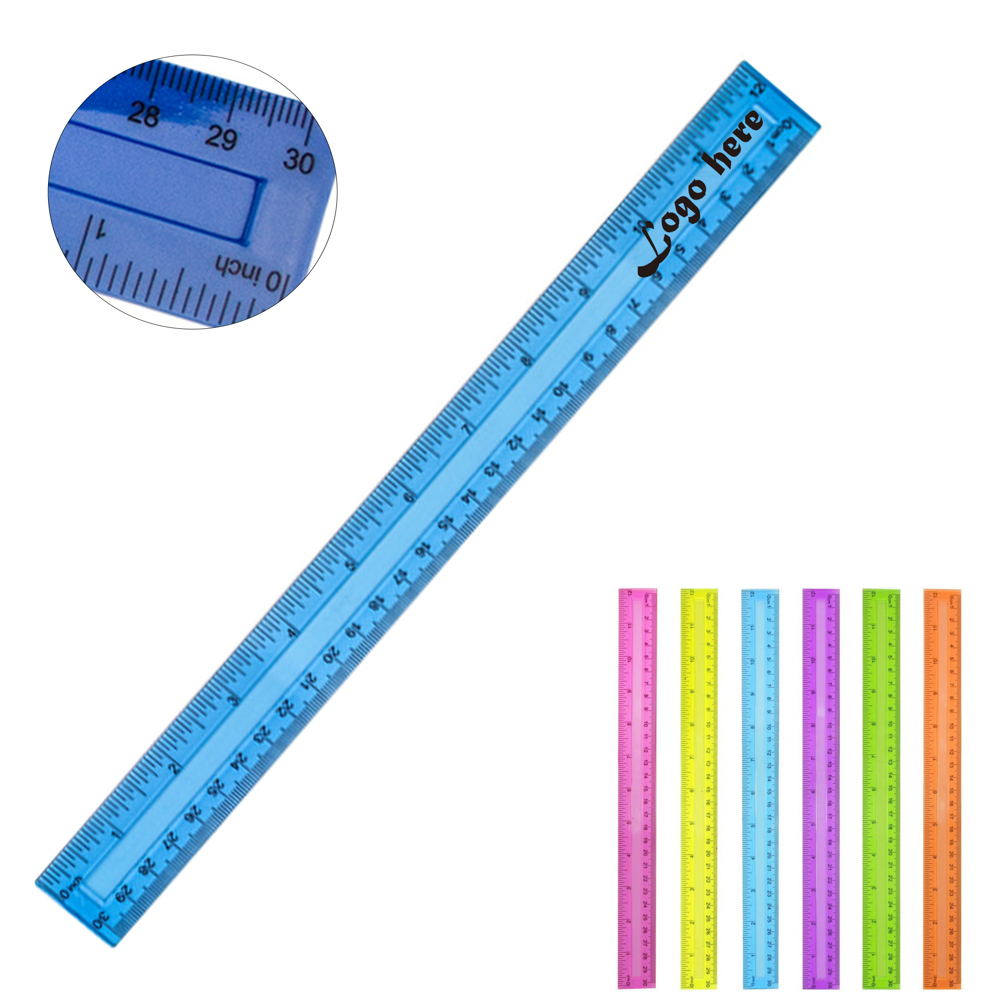 Colored Graduation Ruler for Students 2