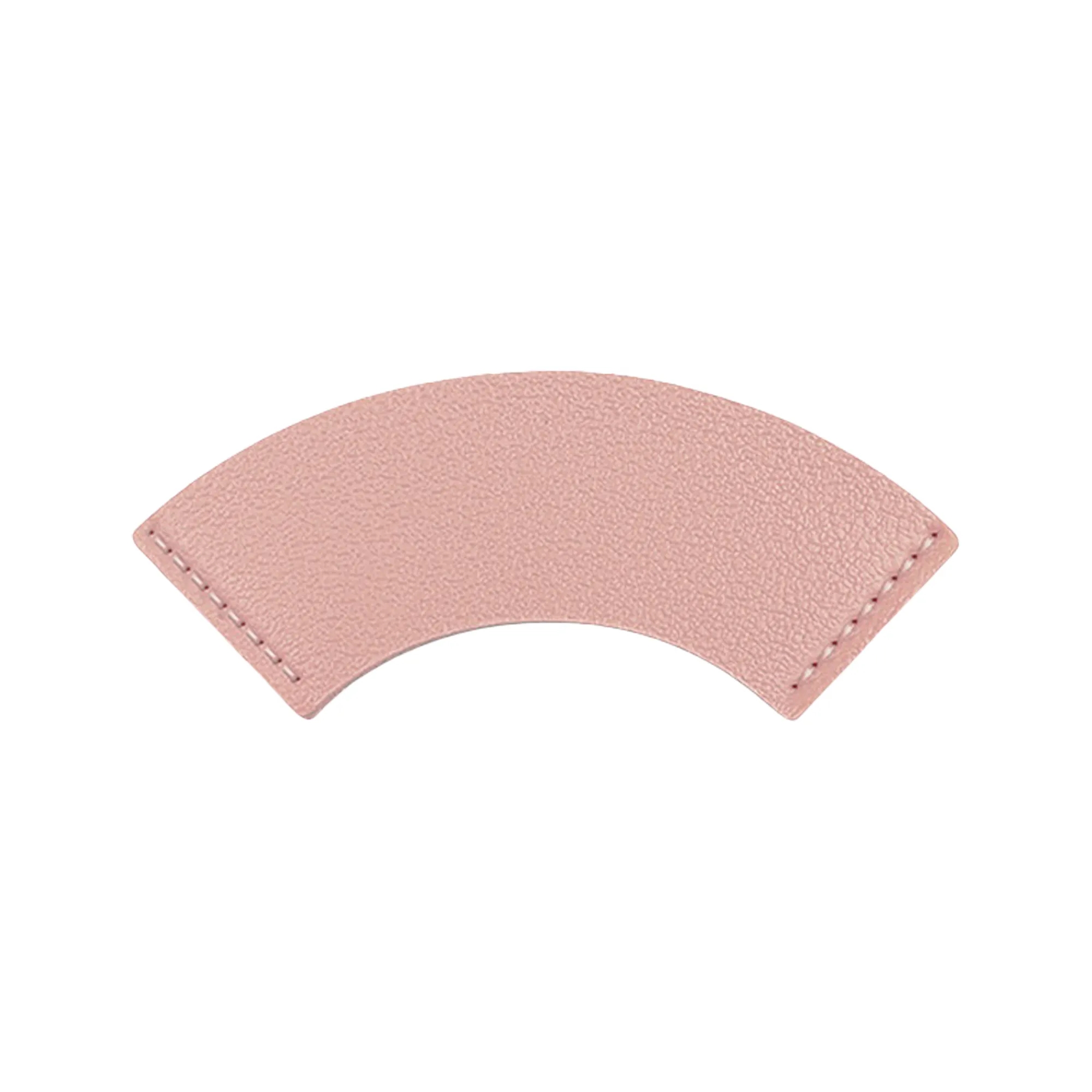 MOQ 250 PCS Custom Logo Fan Shaped Leather Bookmark 9