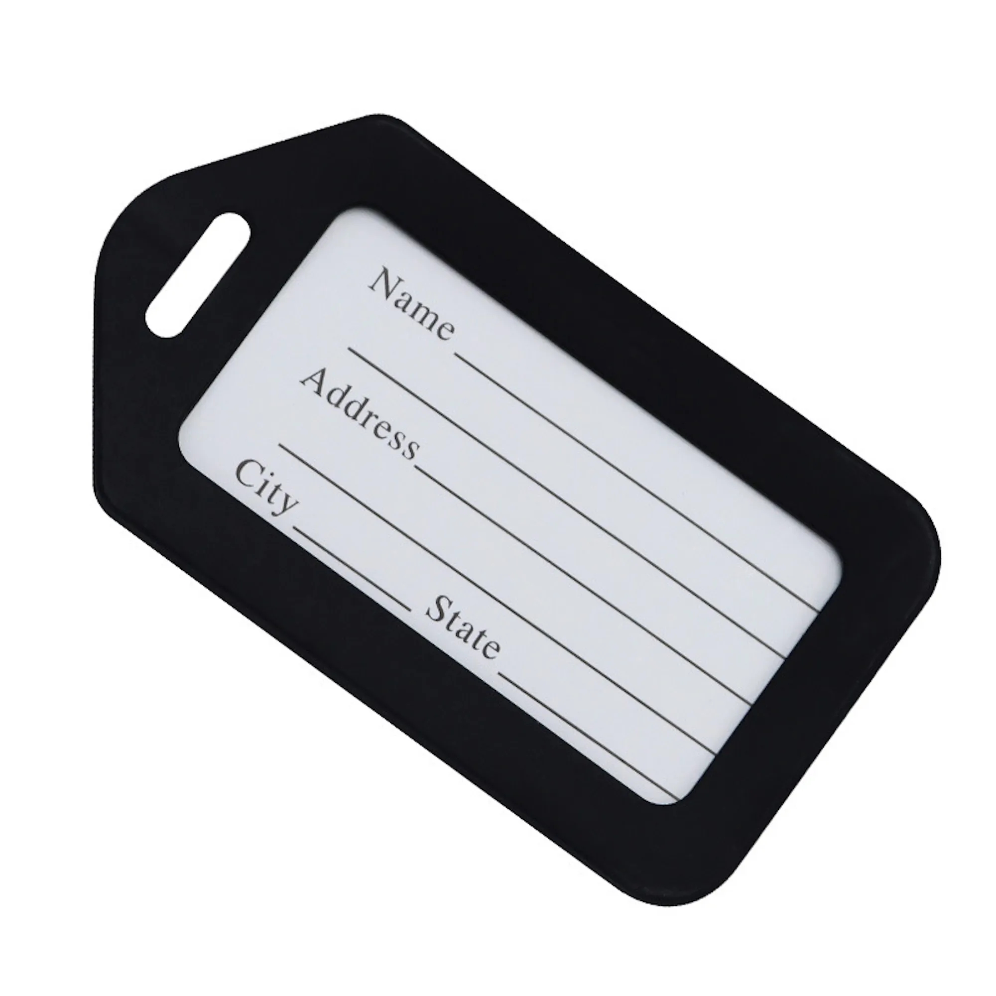 Plastic Luggage Tag Baggage Identification Hanging Label 12