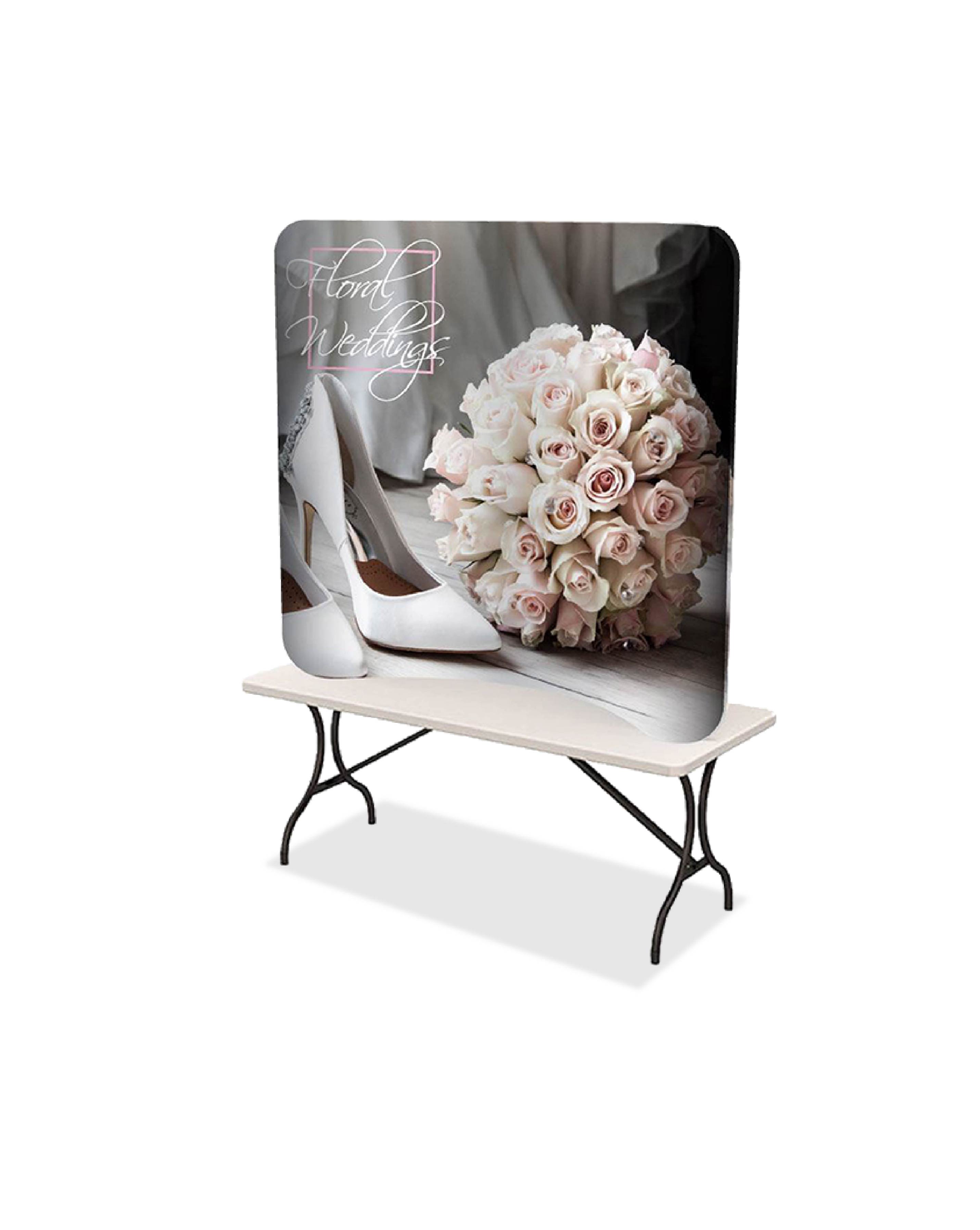 Table Top Tension Fabric Display Curved (6ft x 5ft) 6