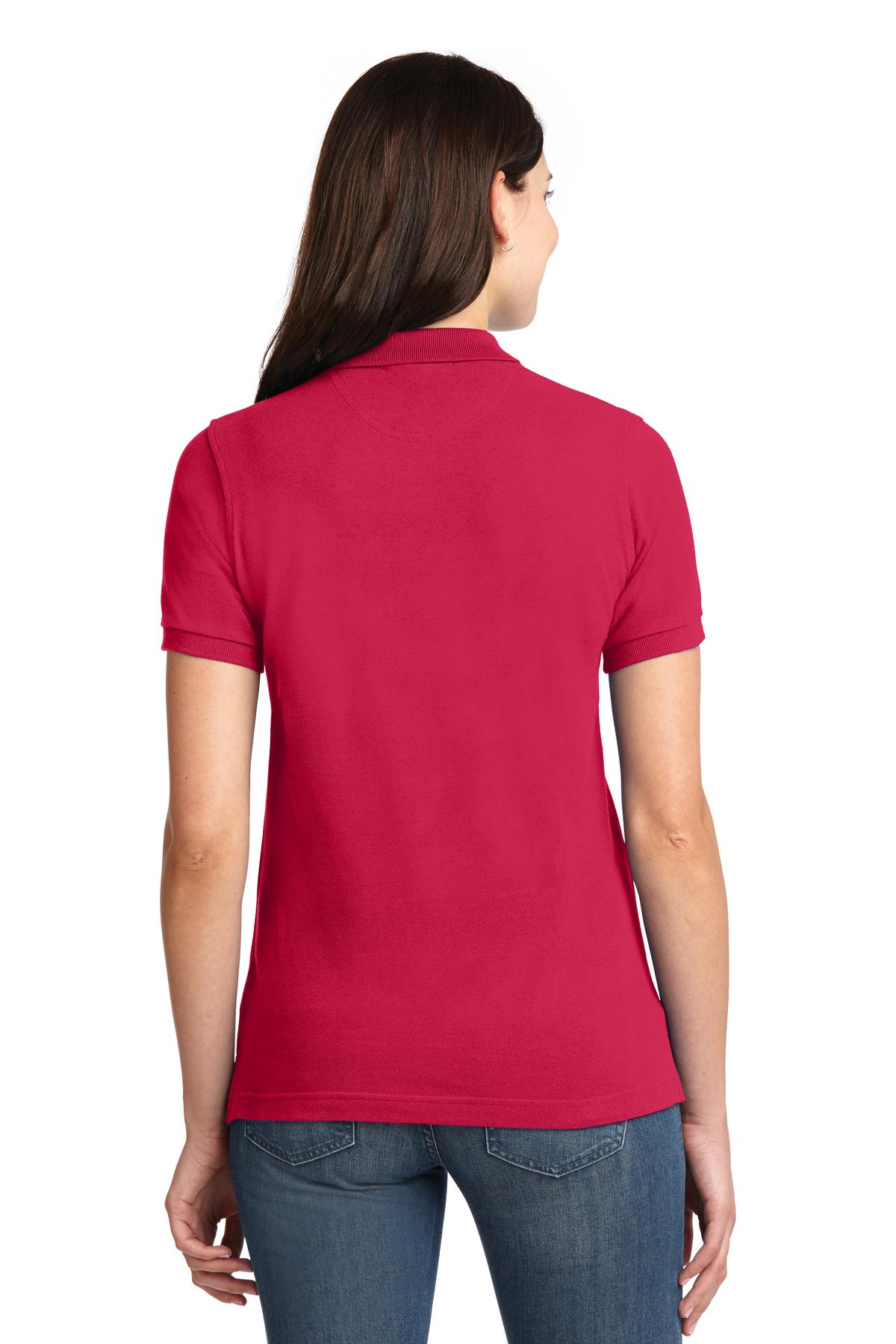 Port Authority Women's Heavyweight Cotton Pique Polo. L420 101
