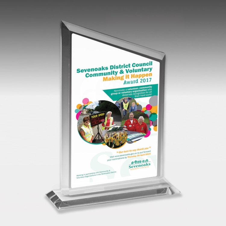 Photoimage Full Color Billboard Award - 8 3/4" 3