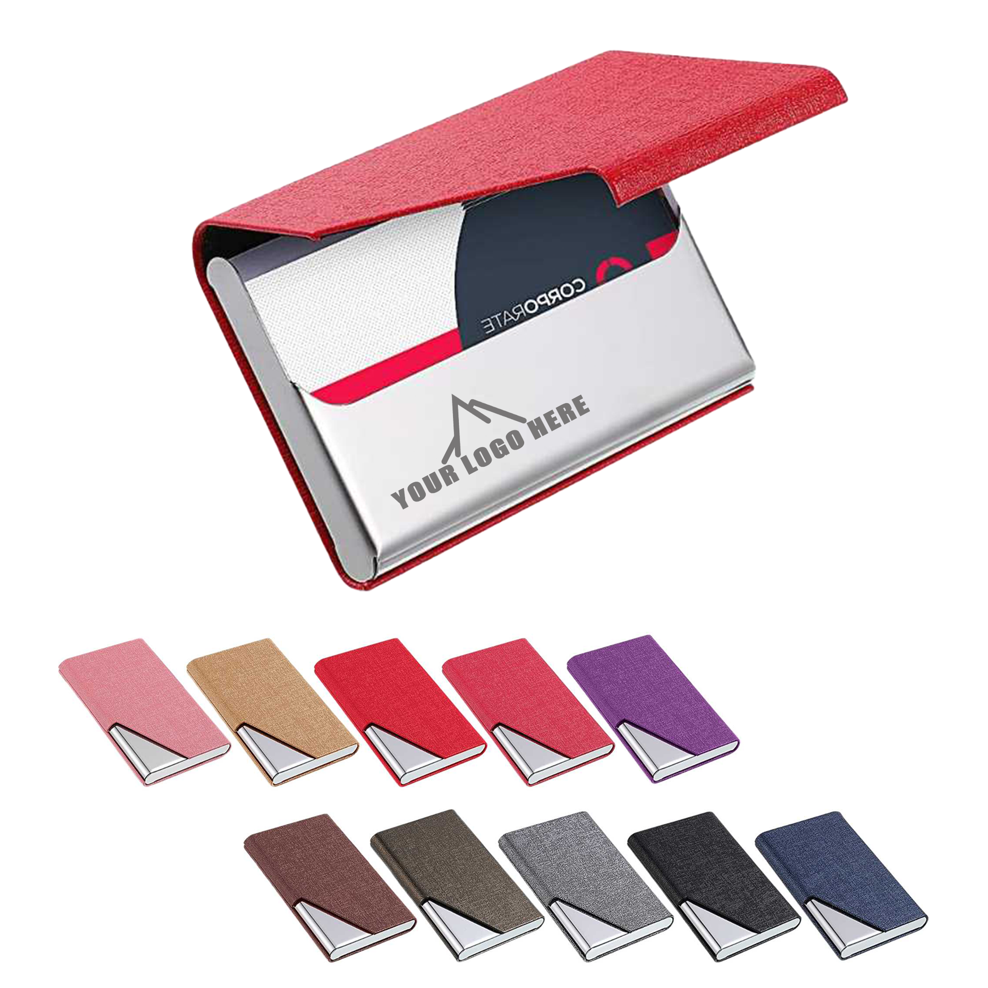 Custom Business Leather Card Holder 2