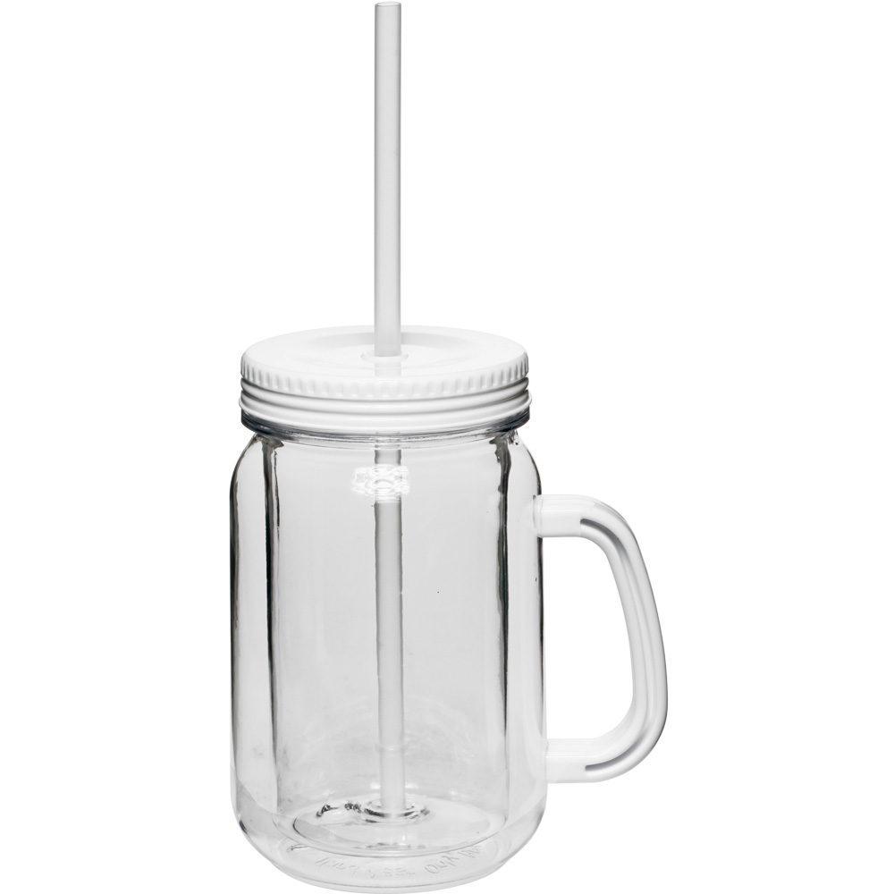 17 oz. Mason Jars with Straw 2