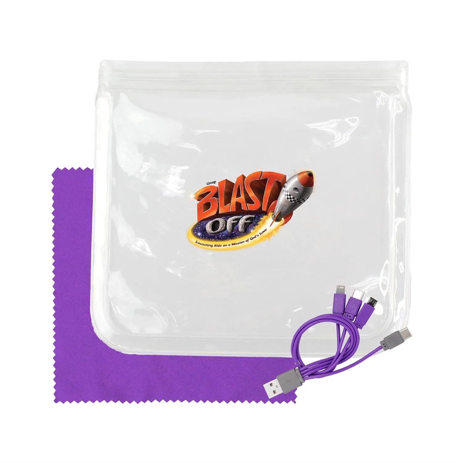 Clear Cable & Cloth Set 7