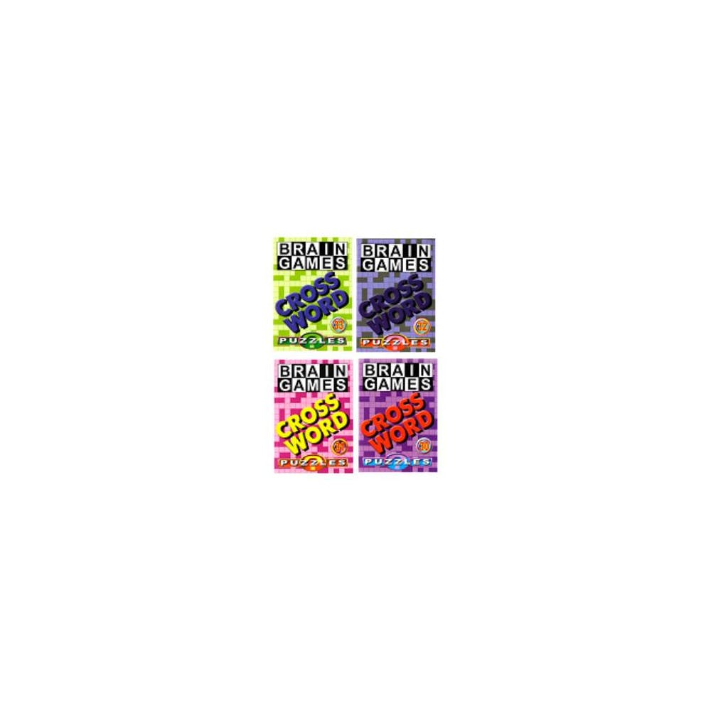 Crossword Puzzle Books - 96 Pages Four Titles 1