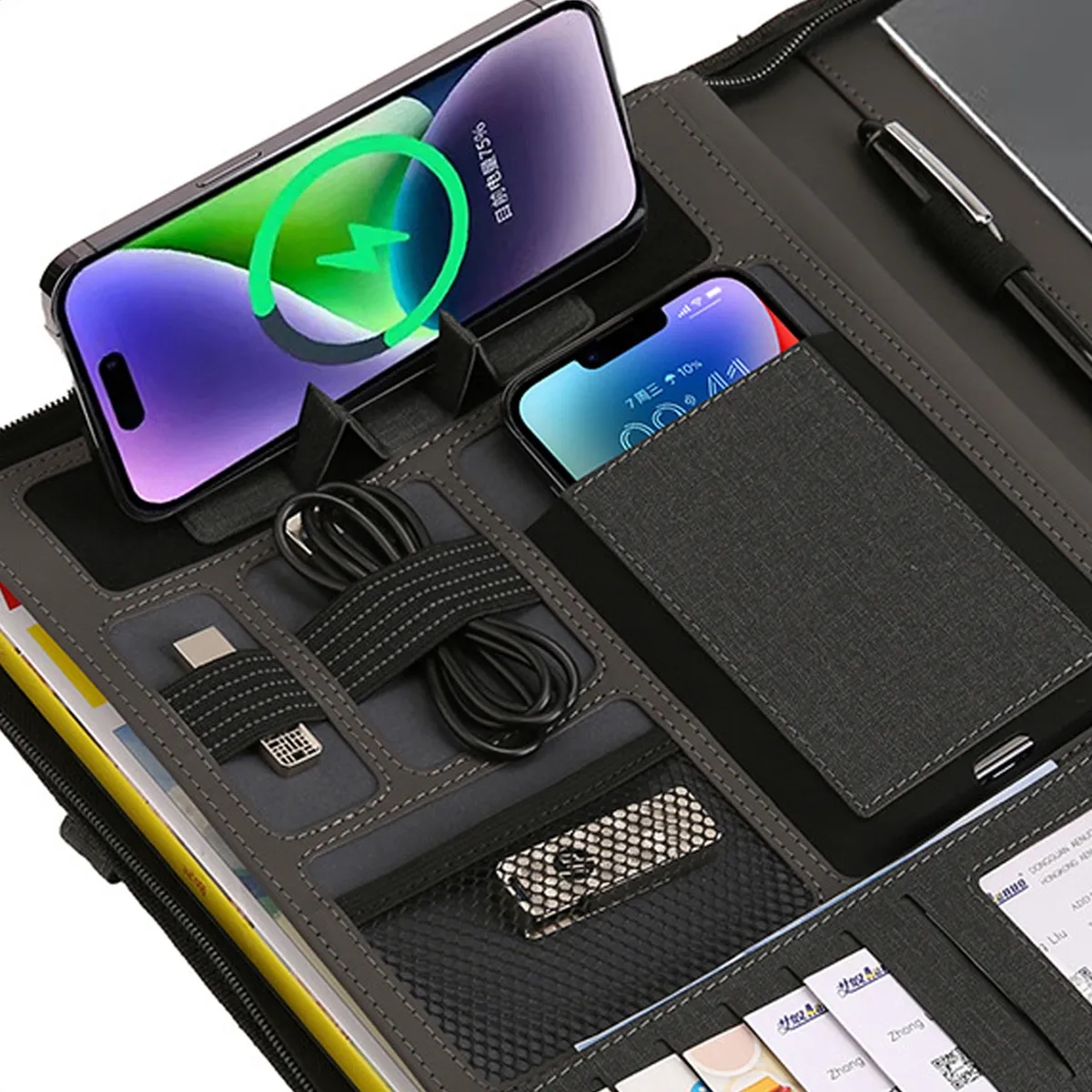 A4 Executive Portfolio With Power Bank & Clipboard 5
