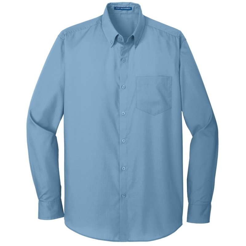 Port Authority Long Sleeve Carefree Poplin Shirt. 67