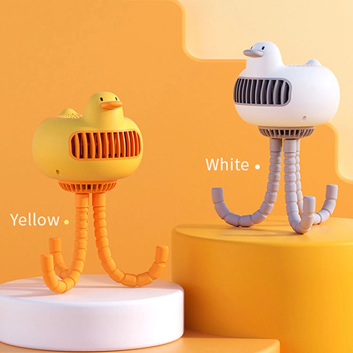 130Rotation Mini Portable Fan with Flexible Tripod Clip 4
