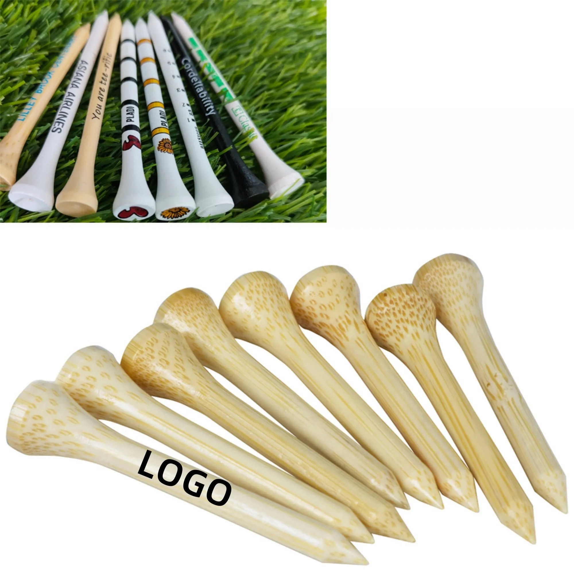 Bamboo Golf Tee 1