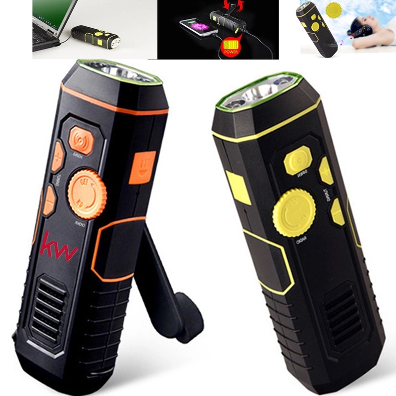 Solar Hand Crank Radio Flashlight 2