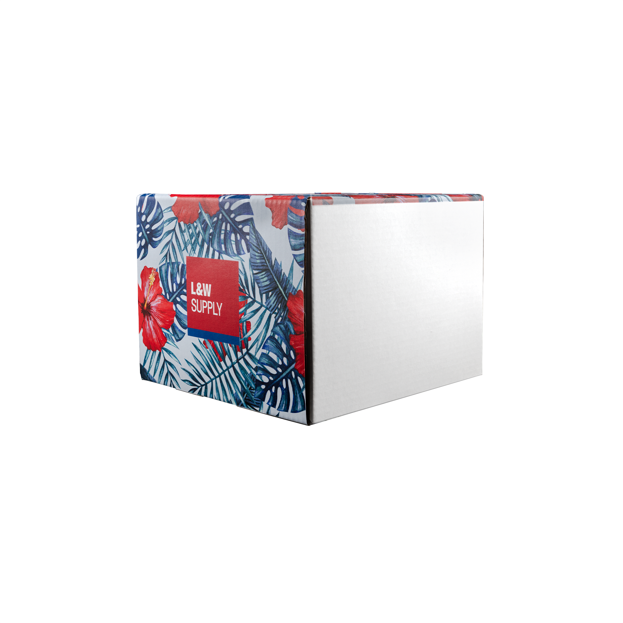 Mailing Box, B-Flute10" x 10" x 8" - White - F - 800 sq in 4