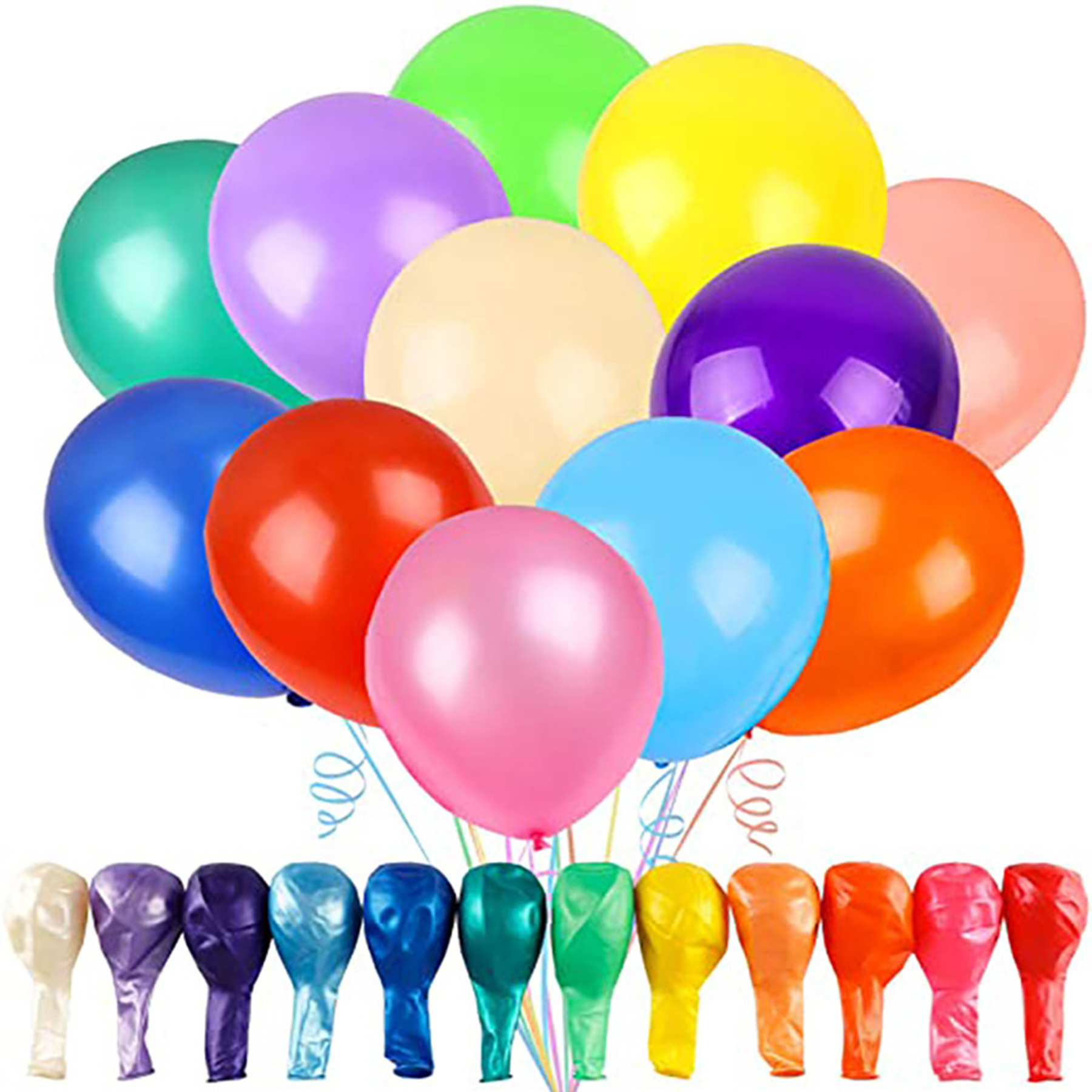 Personalized 12" Party Multicolor Latex Balloon 4