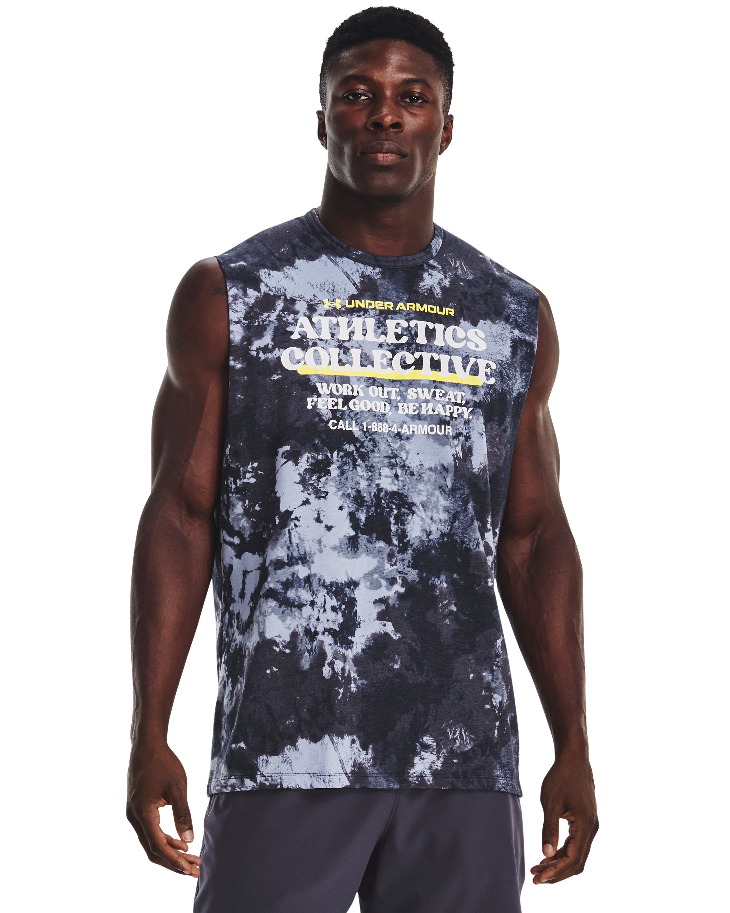 UA Tie Dye Men's Sleeveless 2
