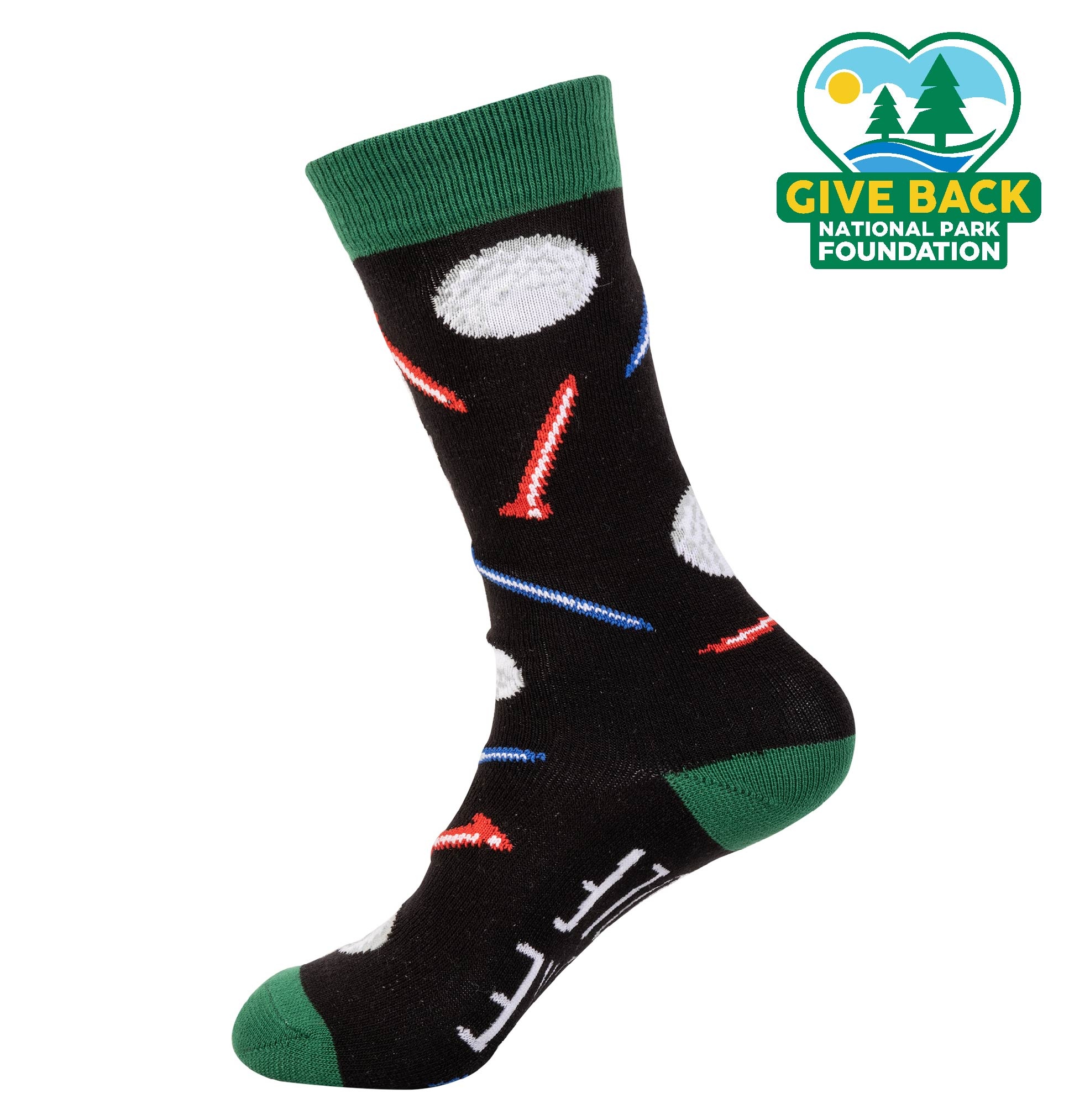 ACE Less Work, More Golf Dress Socks 2