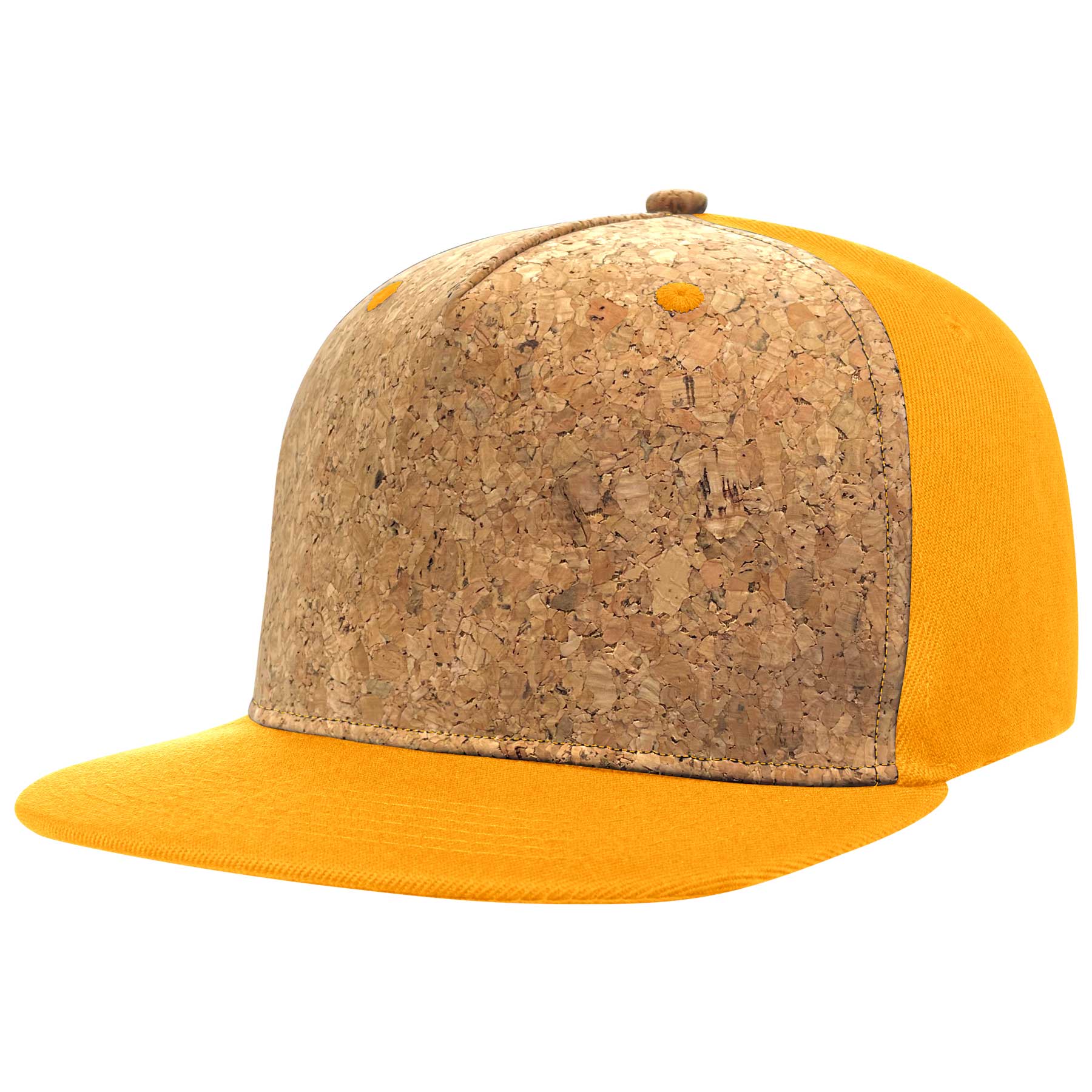 Cotton Flat Visor Adjustable Snapback Cork Caps 11