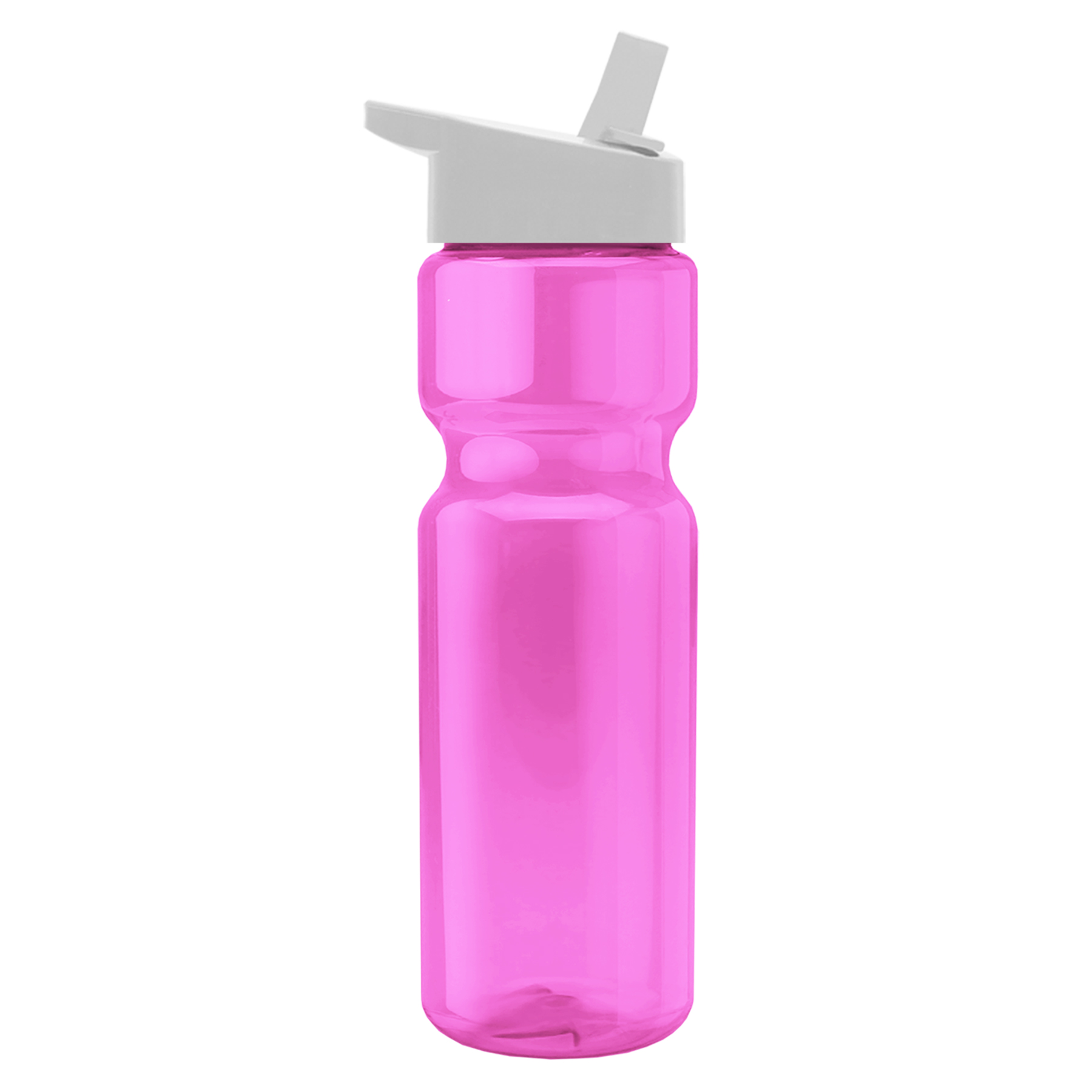 Champion - 28 oz. Transparent Bottle with Flip Straw Lid 23