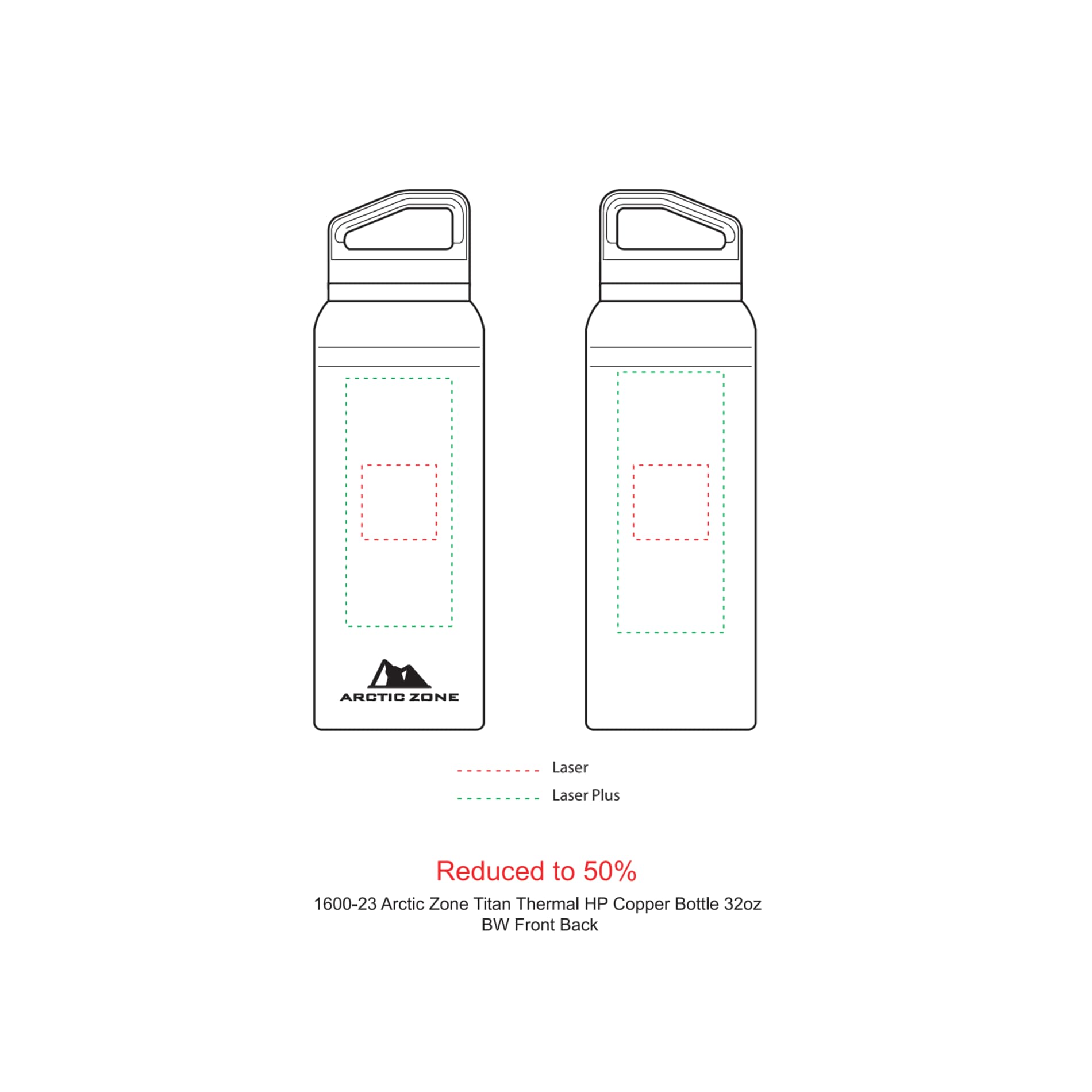 Arctic Zone® Titan Thermal HP® Copper Bottle 32oz 14
