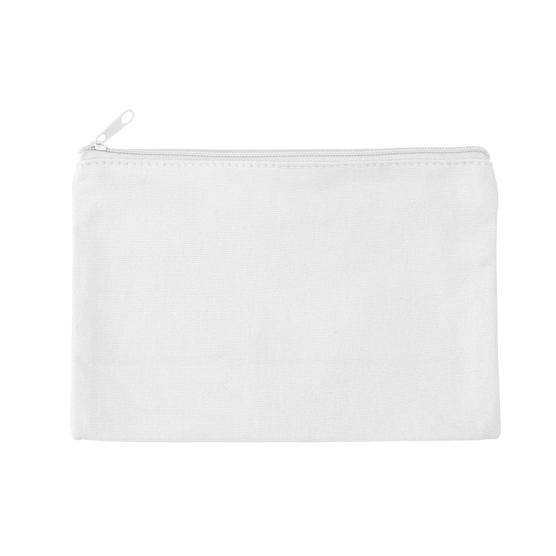 9" X 6" Cotton Canvas Zippered Pouch For Cosmetics, Toiletries & Tech Accessories 35