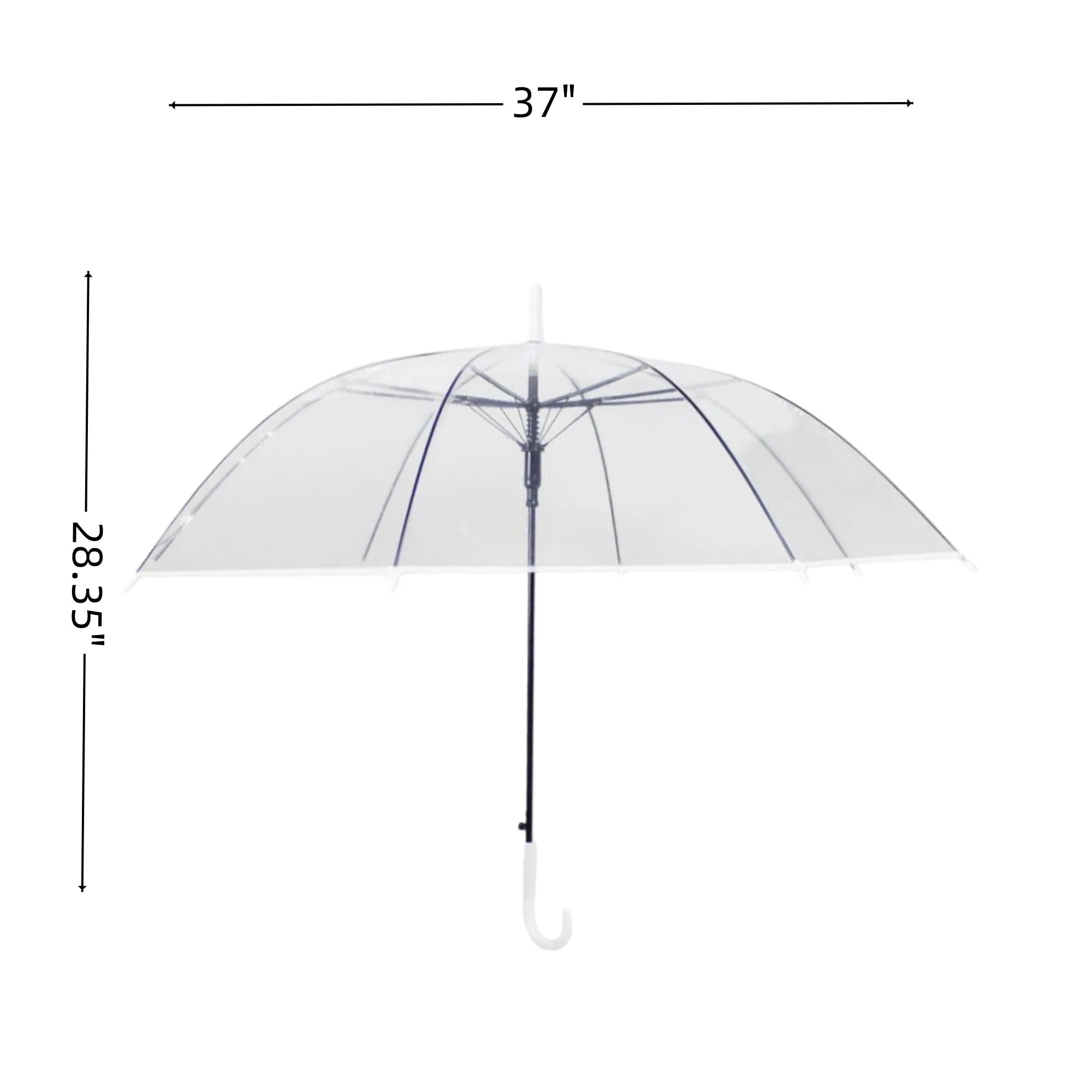 Long Handle Transparent Bubble Umbrella For Outdoor 2