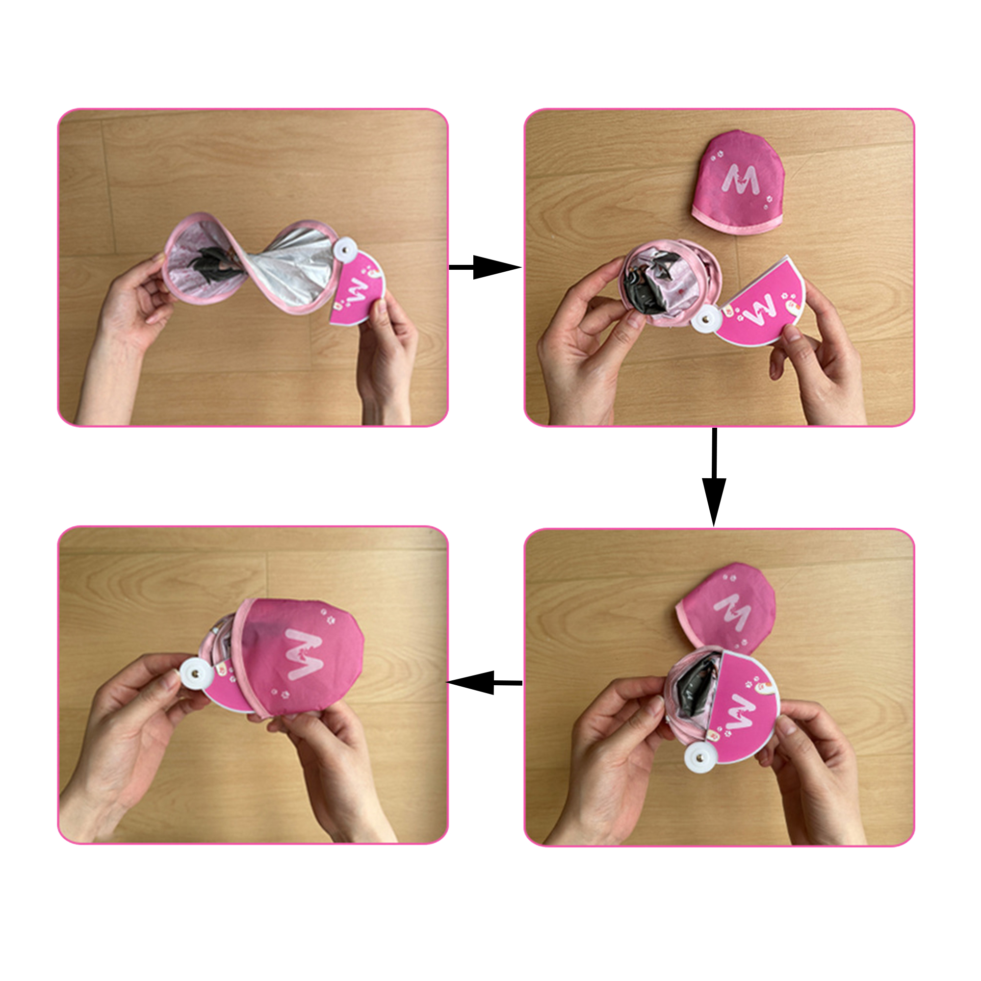 MOQ:30pcs Foldable Reflective Fan 2