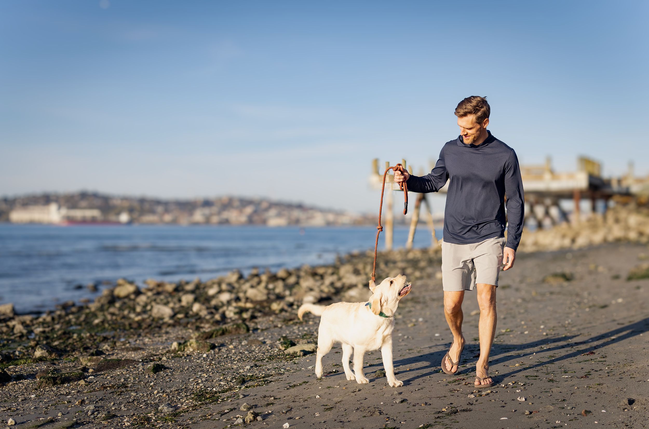 Cutter & Buck Coastline Recycled Double Peached Mens Hooded Pullover 18