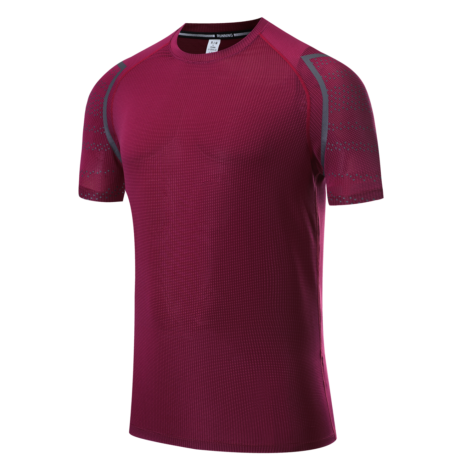 Men's Running Short Sleeve T-Shirt - Stock Style 15 9