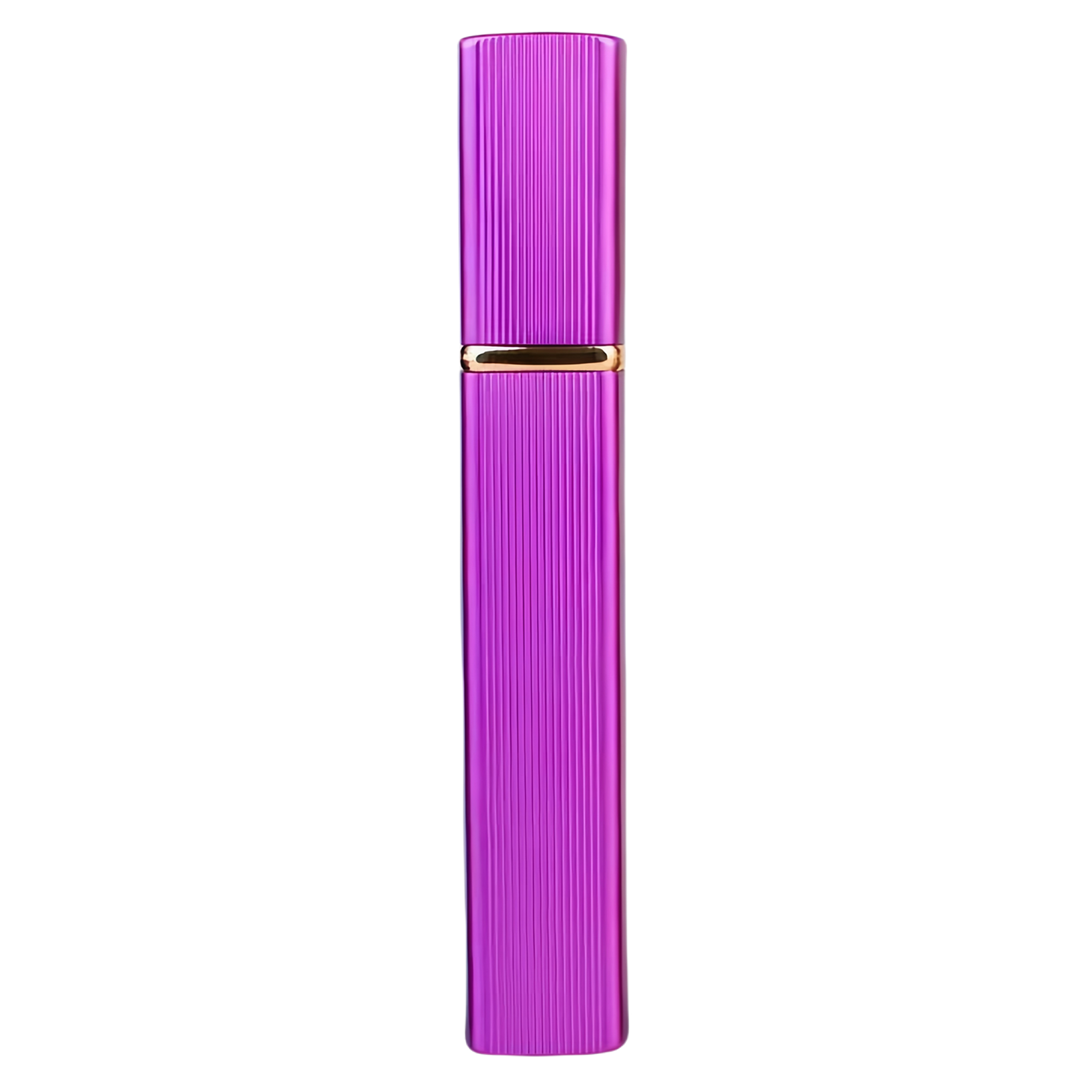 12ml Rectangular Striped Aluminum Perfume Bottle with Spray Pump 4